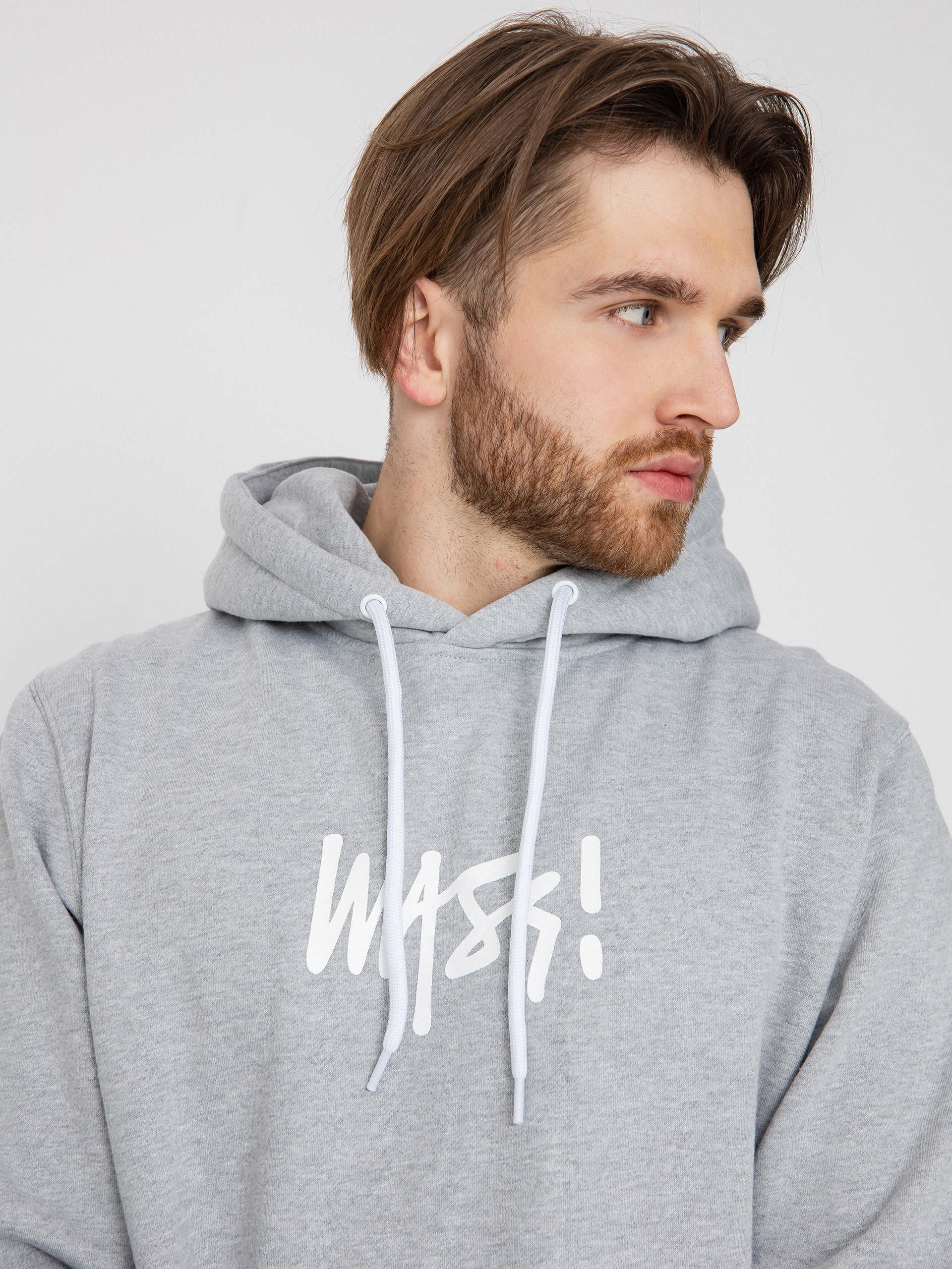 Bluza MassDnm Signature Medium Logo (heather grey)