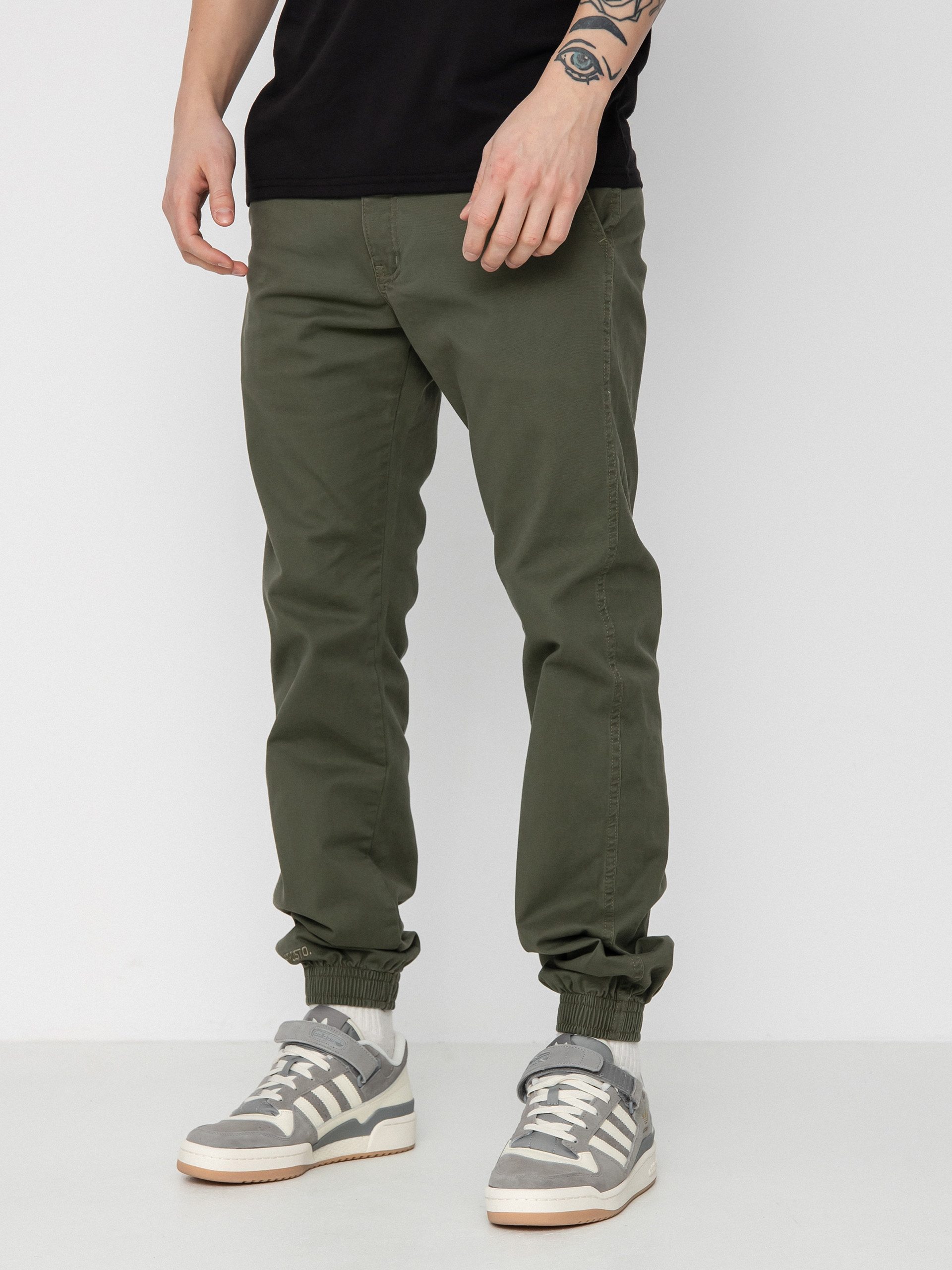 Spodnie Prosto Chinos Jogger Evening (olive)