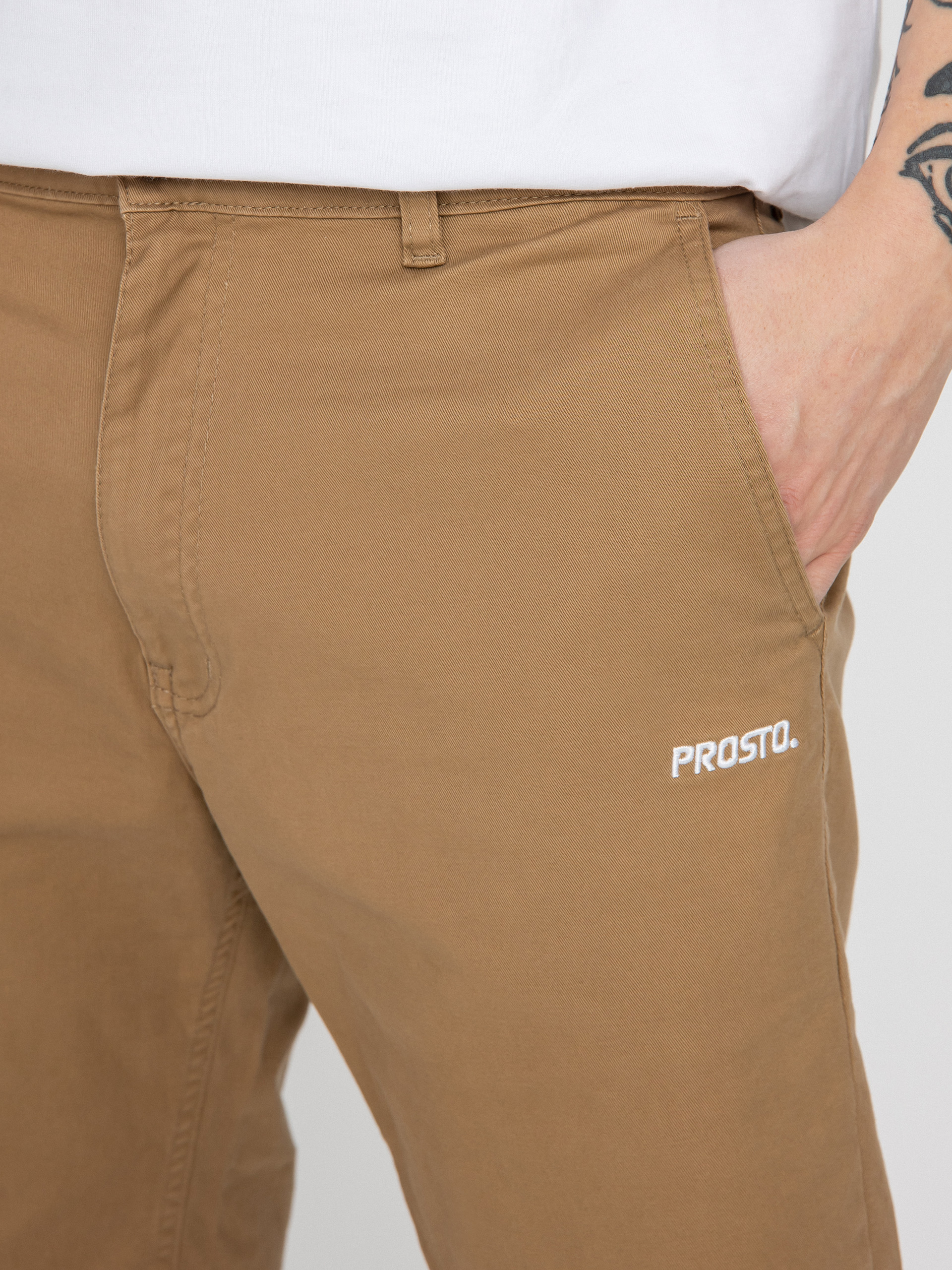 Szorty Prosto Chinos Shorts Casual (beige)