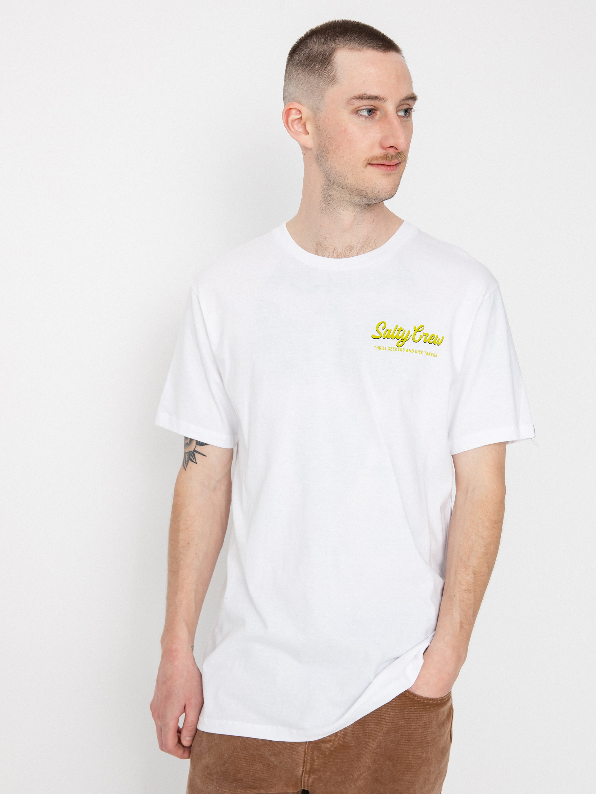 T-shirt Salty Crew Largemouth (white)