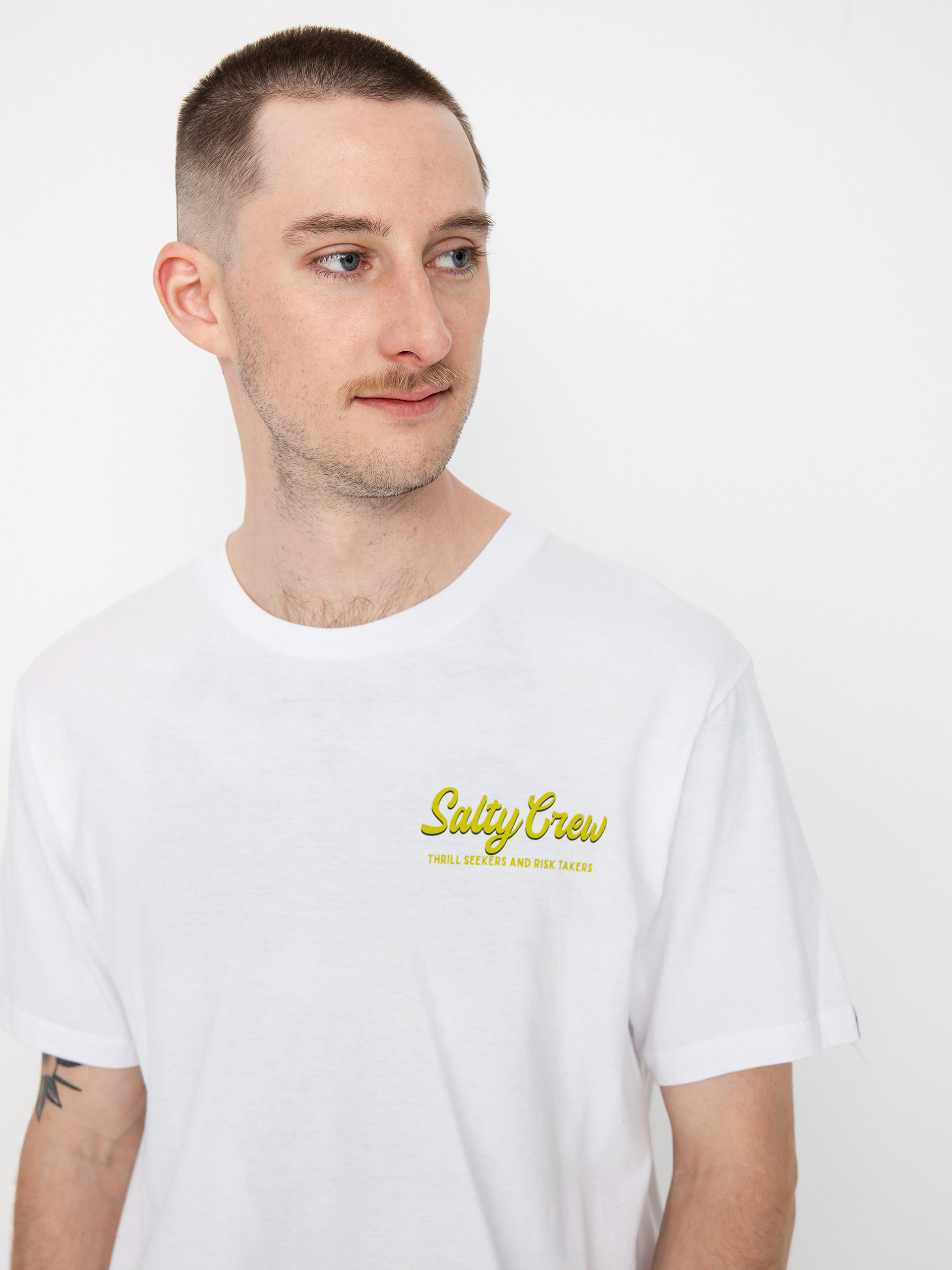 T-shirt Salty Crew Largemouth (white)