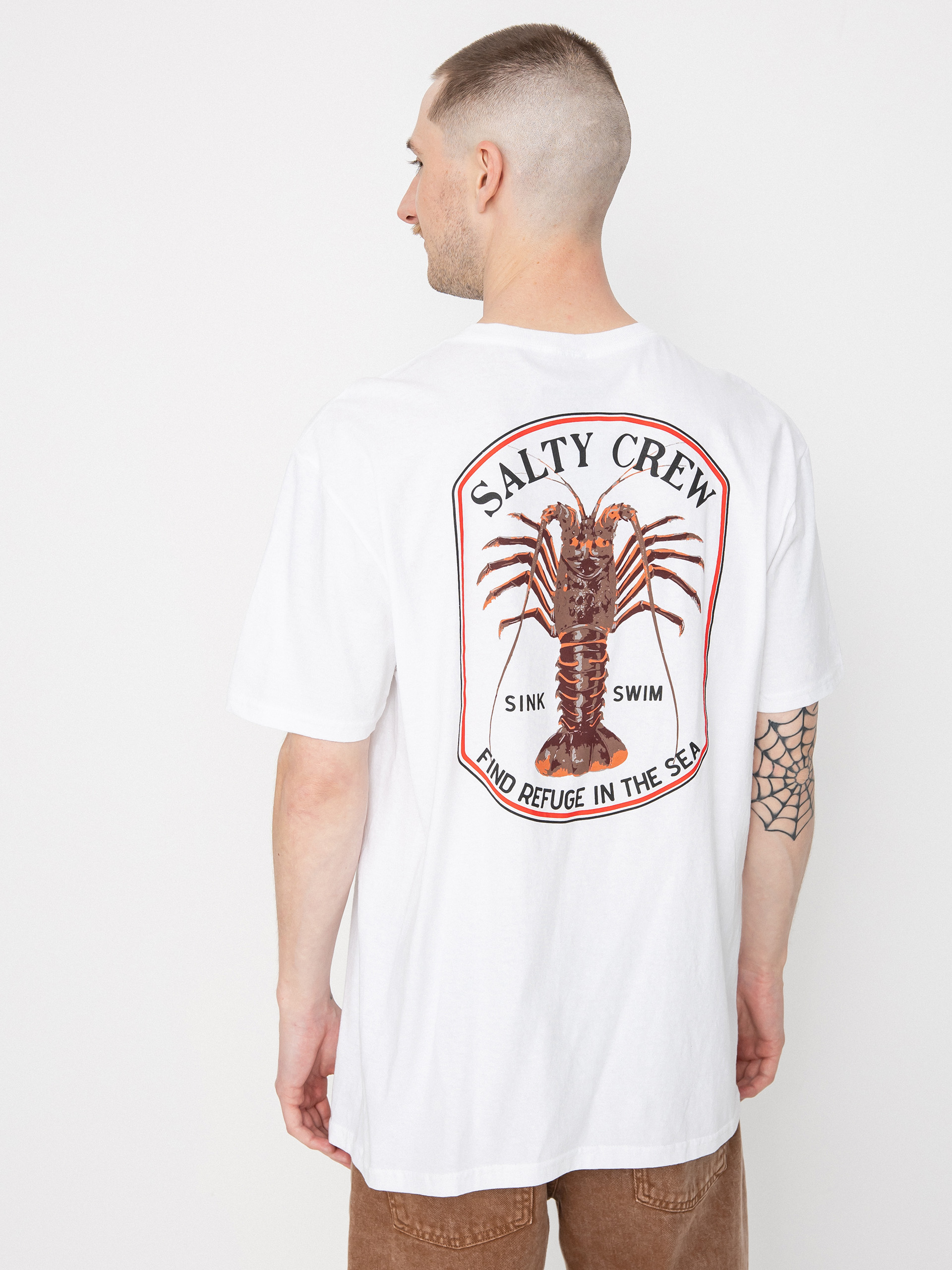 T-shirt Salty Crew Spiny Standard (white)