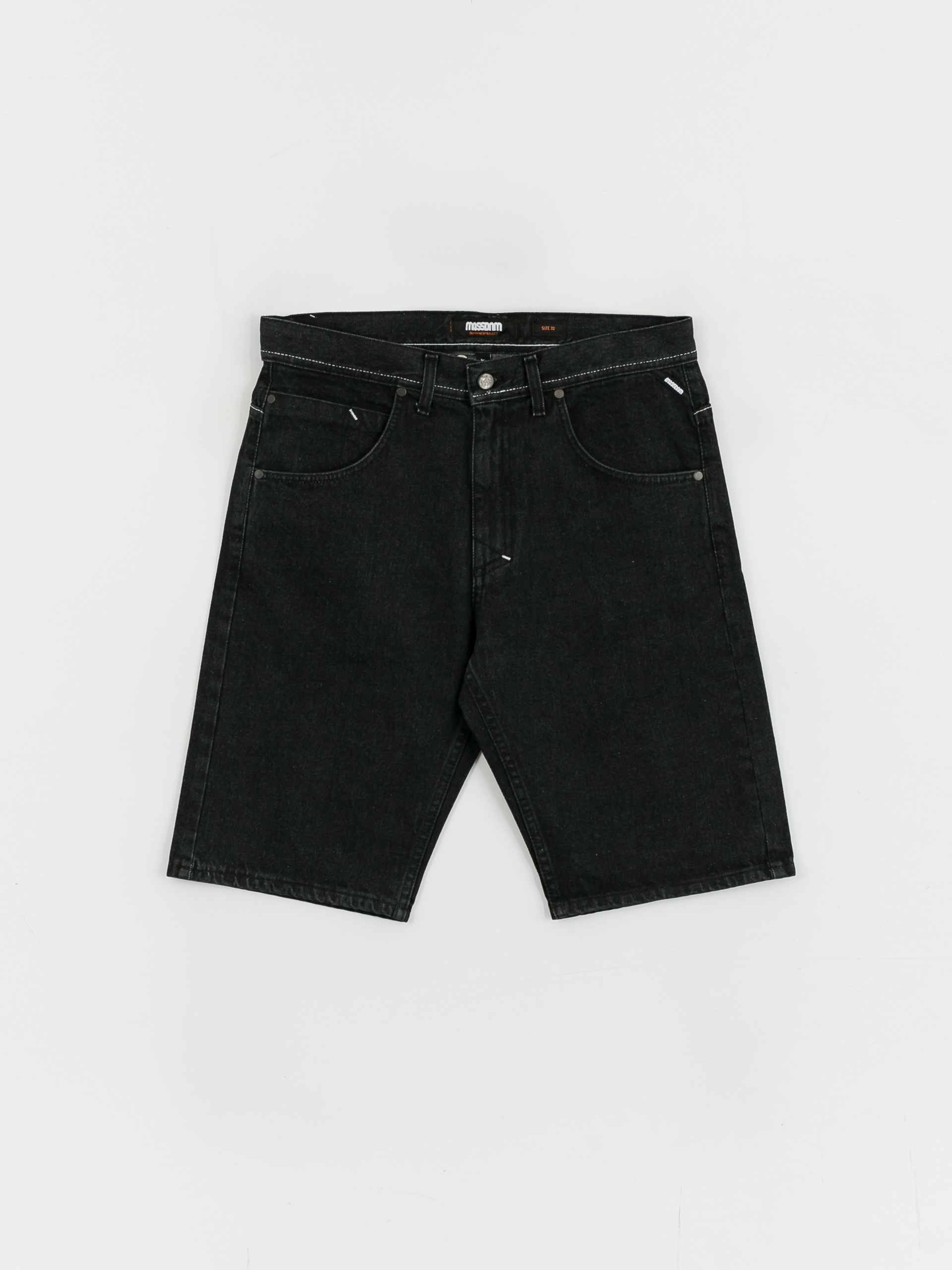 Szorty MassDnm Jeans Signature 2.0 Tapered Fit (black washed)
