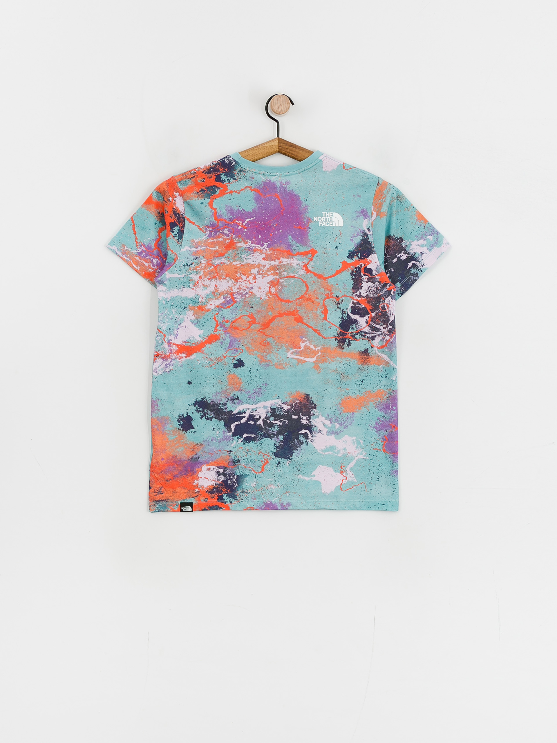T-shirt The North Face Seasonal Fine Wmn (reef waters tnf distort print)