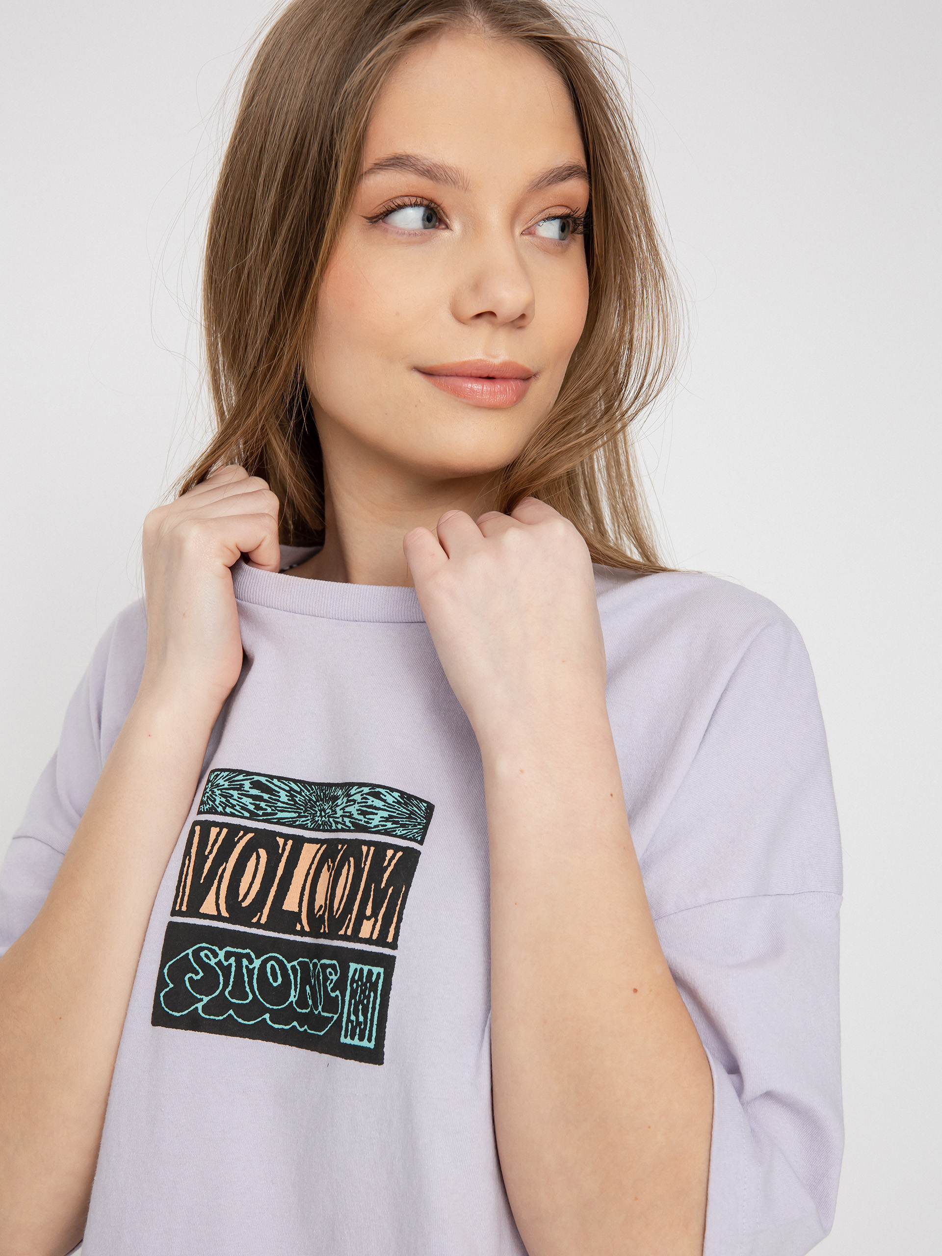 T-shirt Volcom Drumstone Wmn (light orchid)
