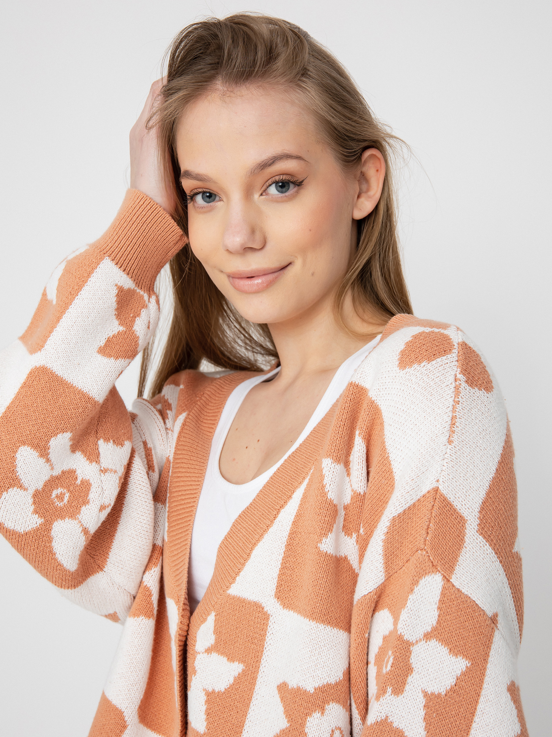 Sweter Roxy Million Glory Wmn (snow white one love check)