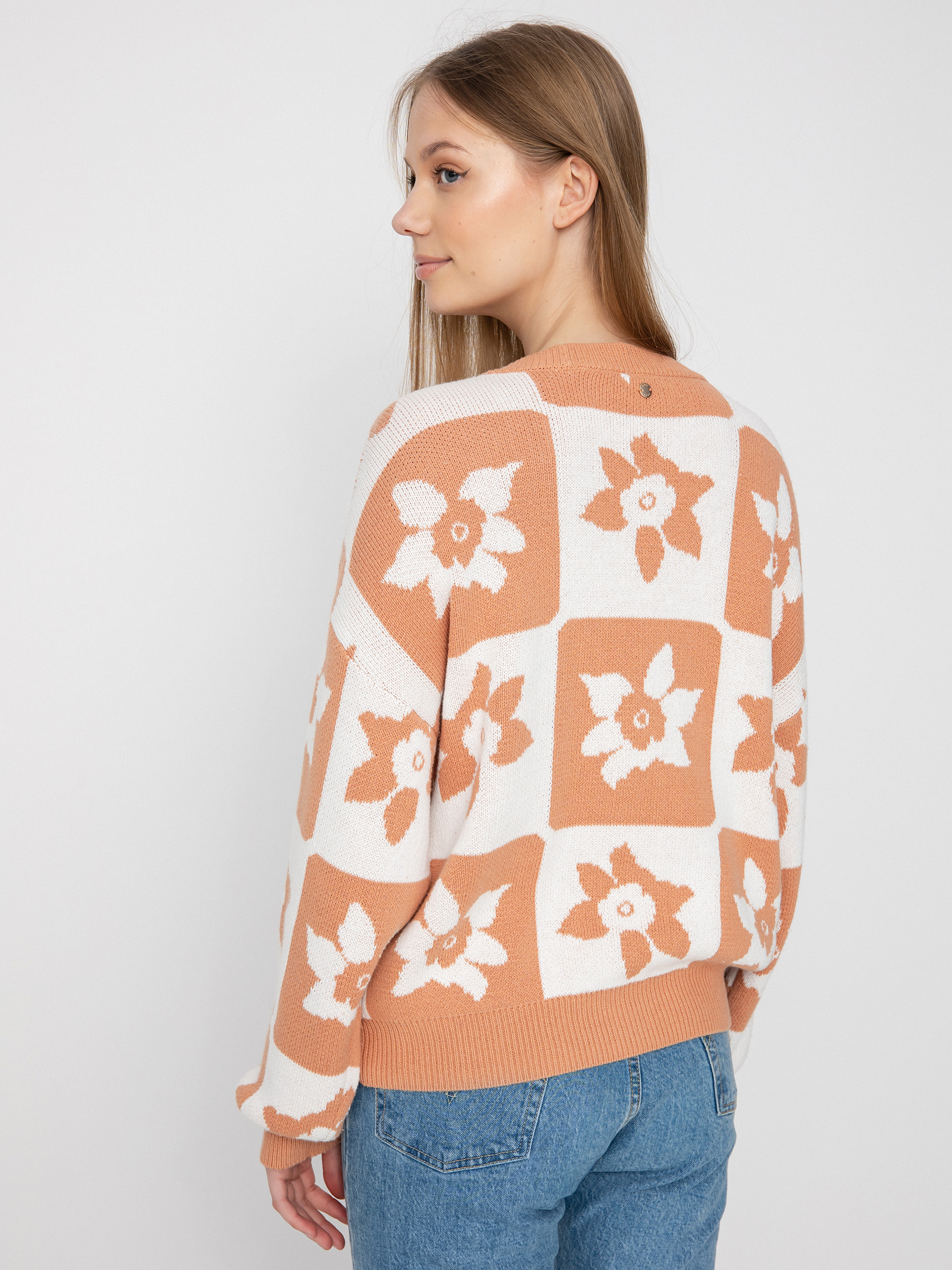 Sweter Roxy Million Glory Wmn (snow white one love check)