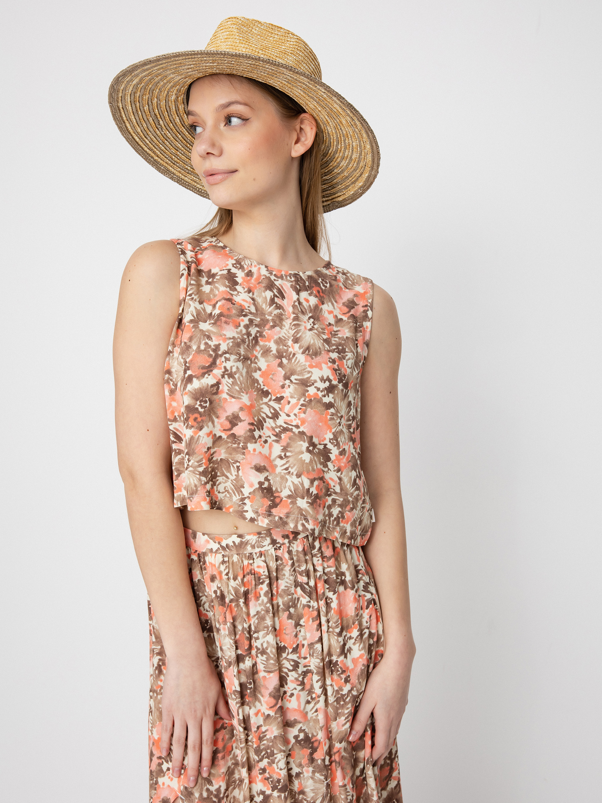 Koszulka Brixton Capri Wmn (pink nectar)