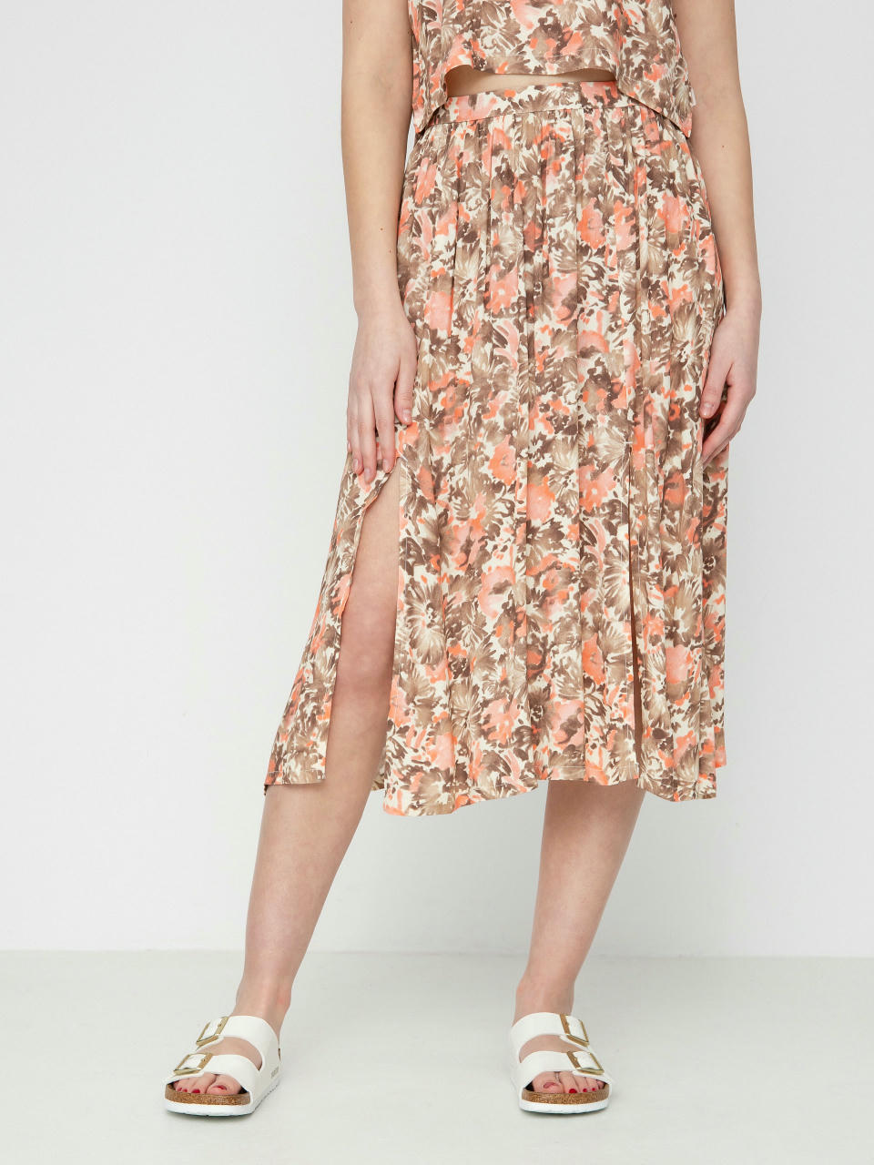 Spódnica Brixton Capri Midi Wmn (pink nectar)