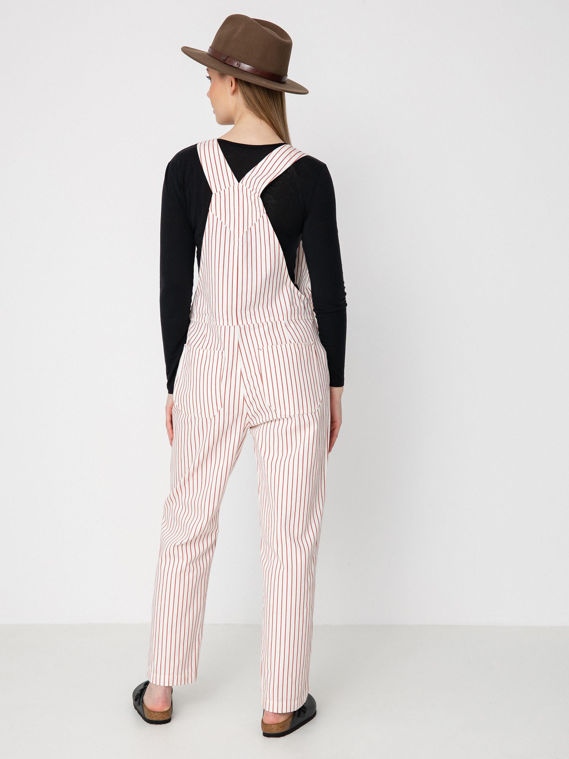 Spodnie Brixton Costa Overall Wmn (aloha red)