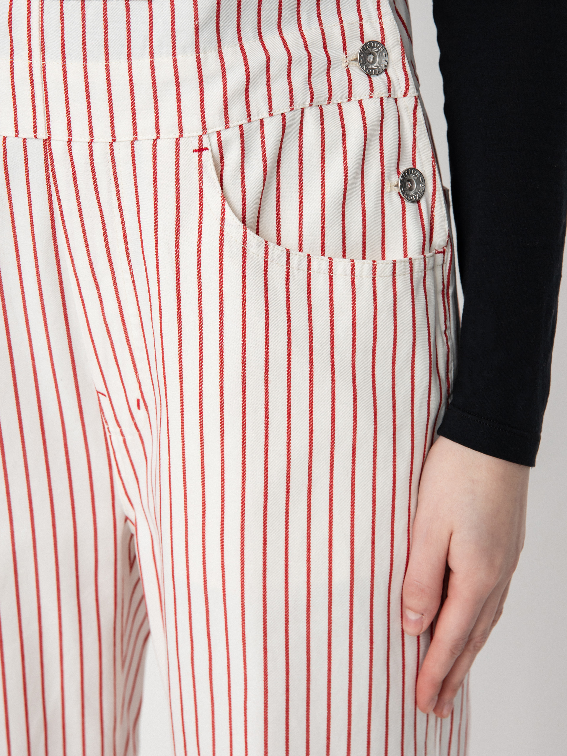 Spodnie Brixton Costa Overall Wmn (aloha red)