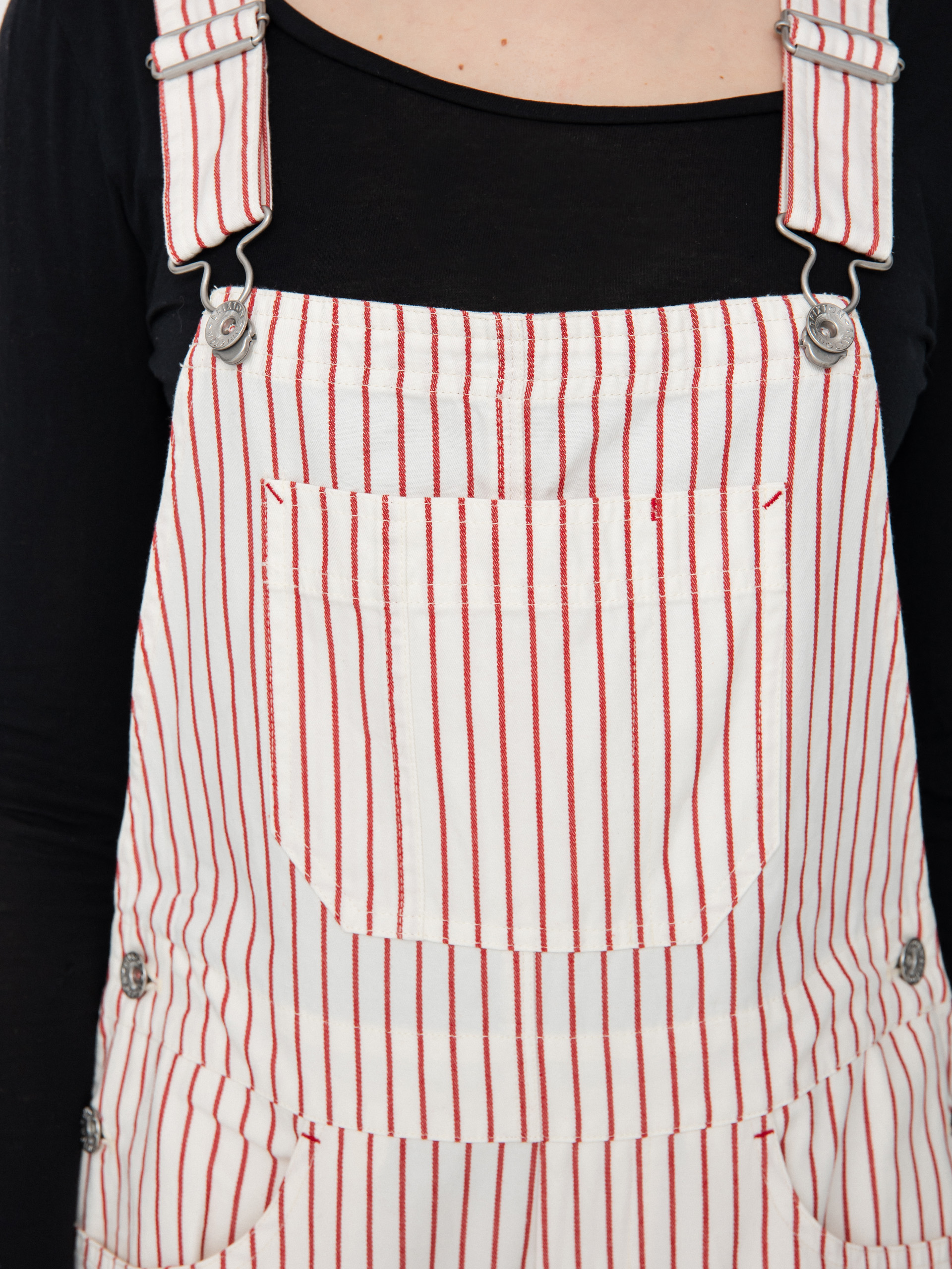 Spodnie Brixton Costa Overall Wmn (aloha red)