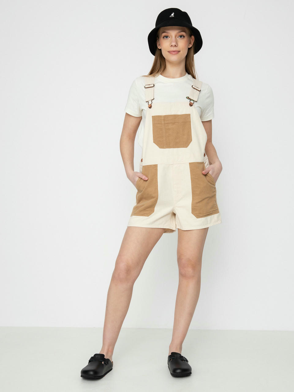 Szorty Brixton Costa Overall Wmn (natural)