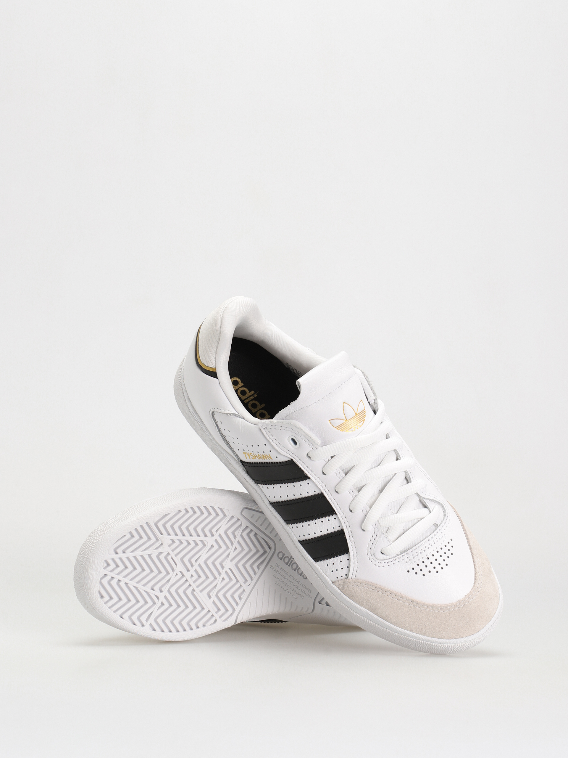 Buty adidas Tyshawn Low (ftwwht/cblack/goldmt)