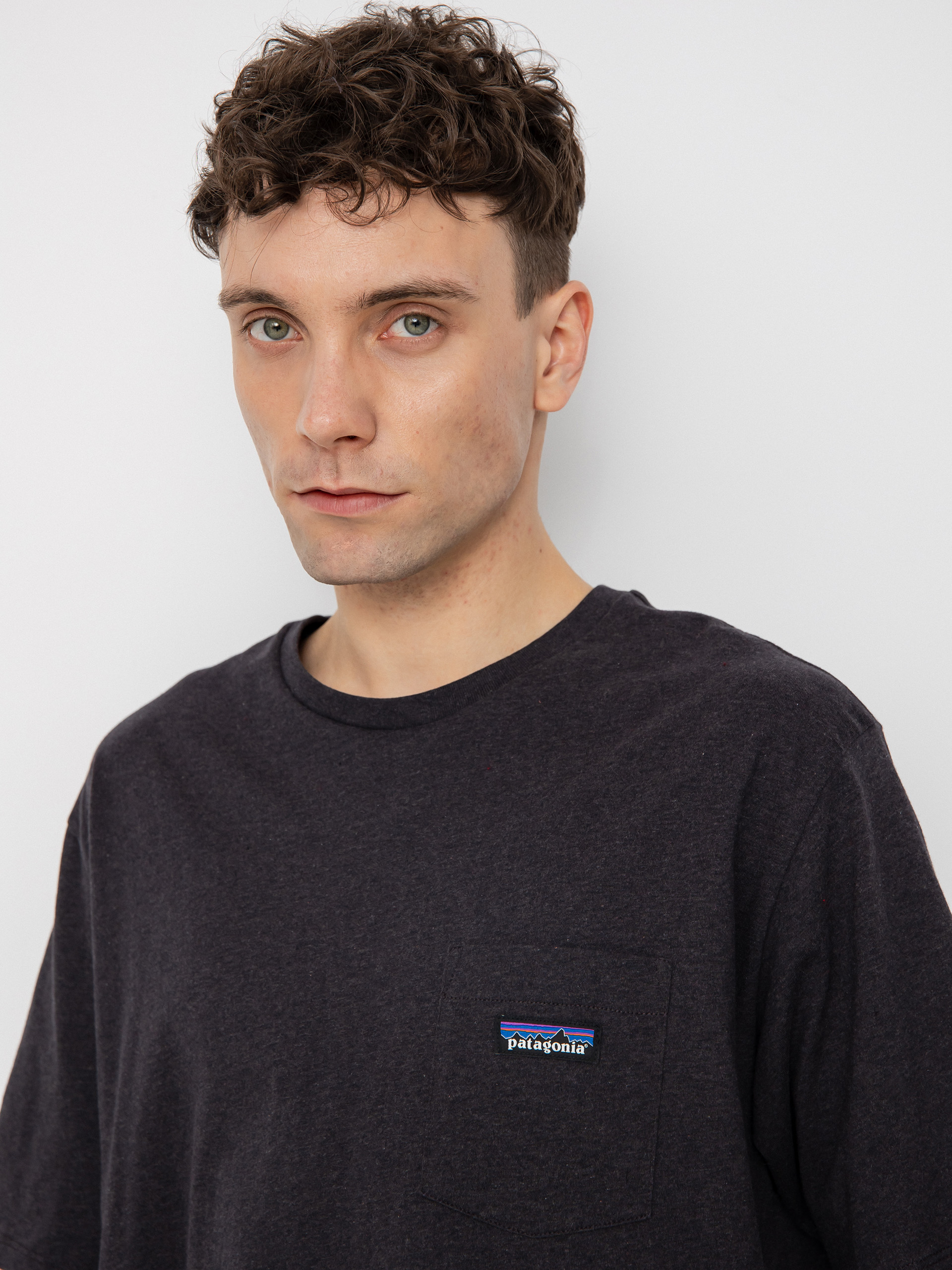 T-shirt Patagonia Regenerative Organic Certified Cotton Lightweight Pocket (ink black)