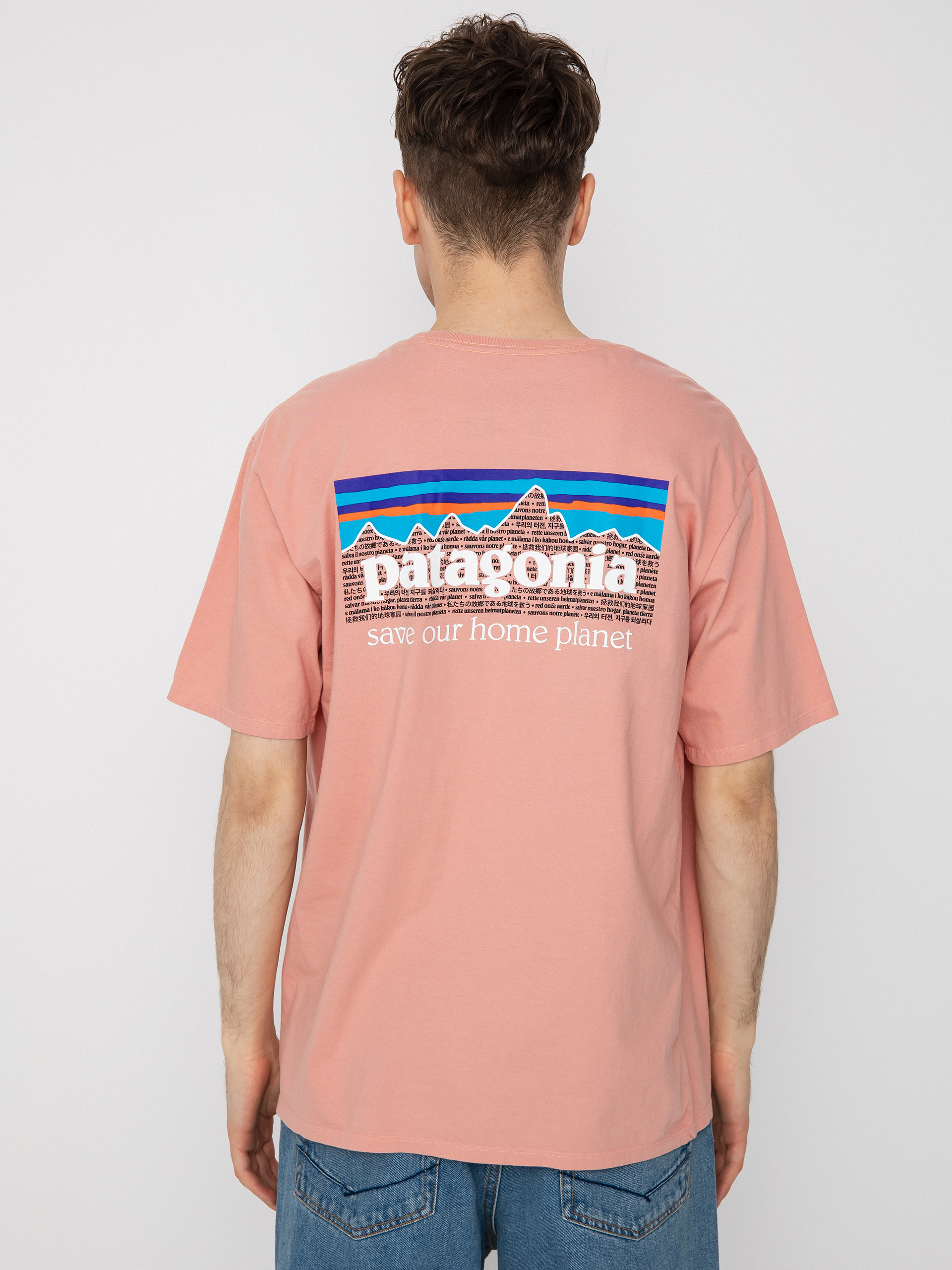 T-shirt Patagonia P 6 Mission Organic (sunfade pink)