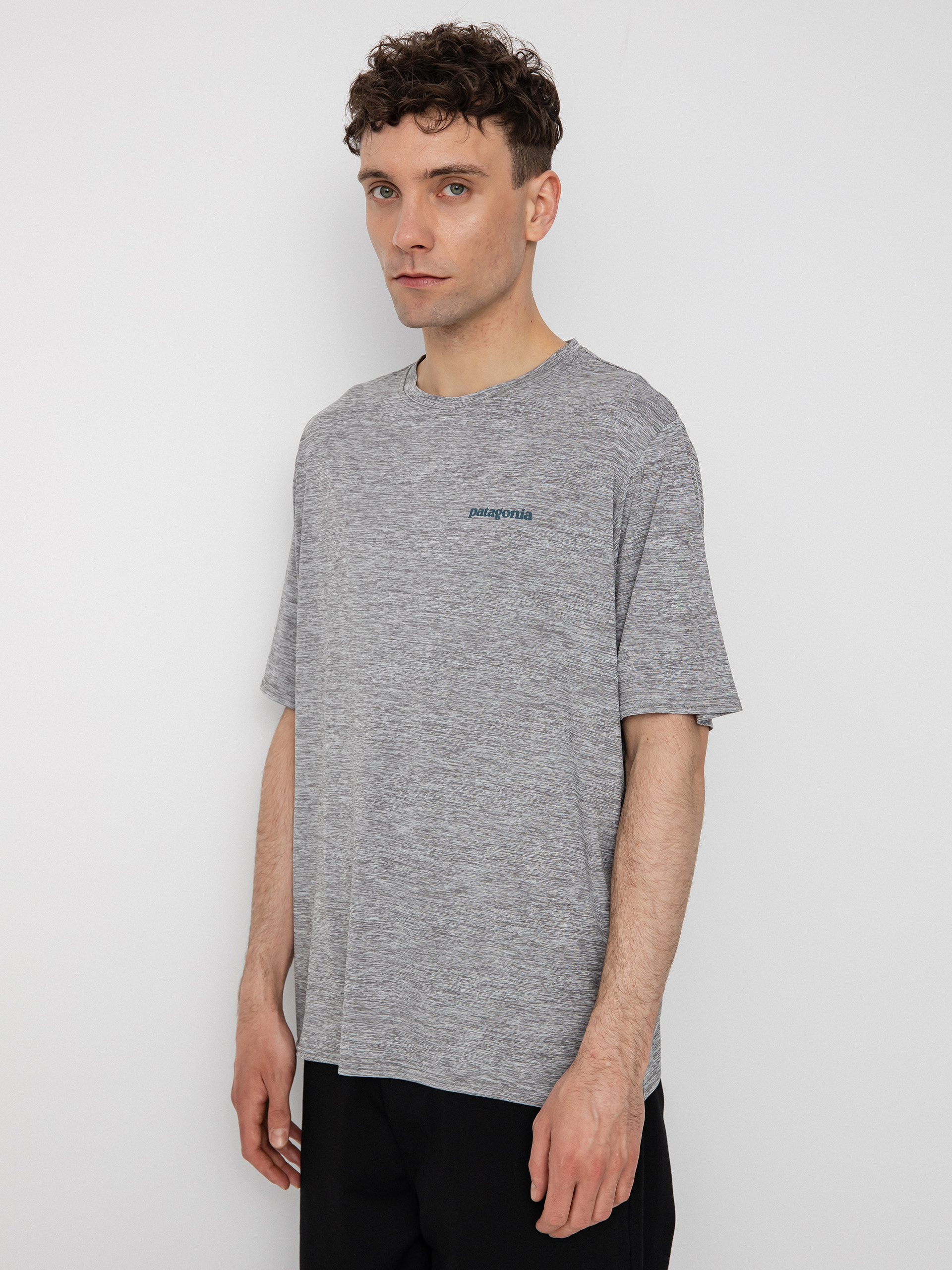 T-shirt Patagonia Cap Cool Daily Graphic (boardshort logo abalone blue/feather grey)