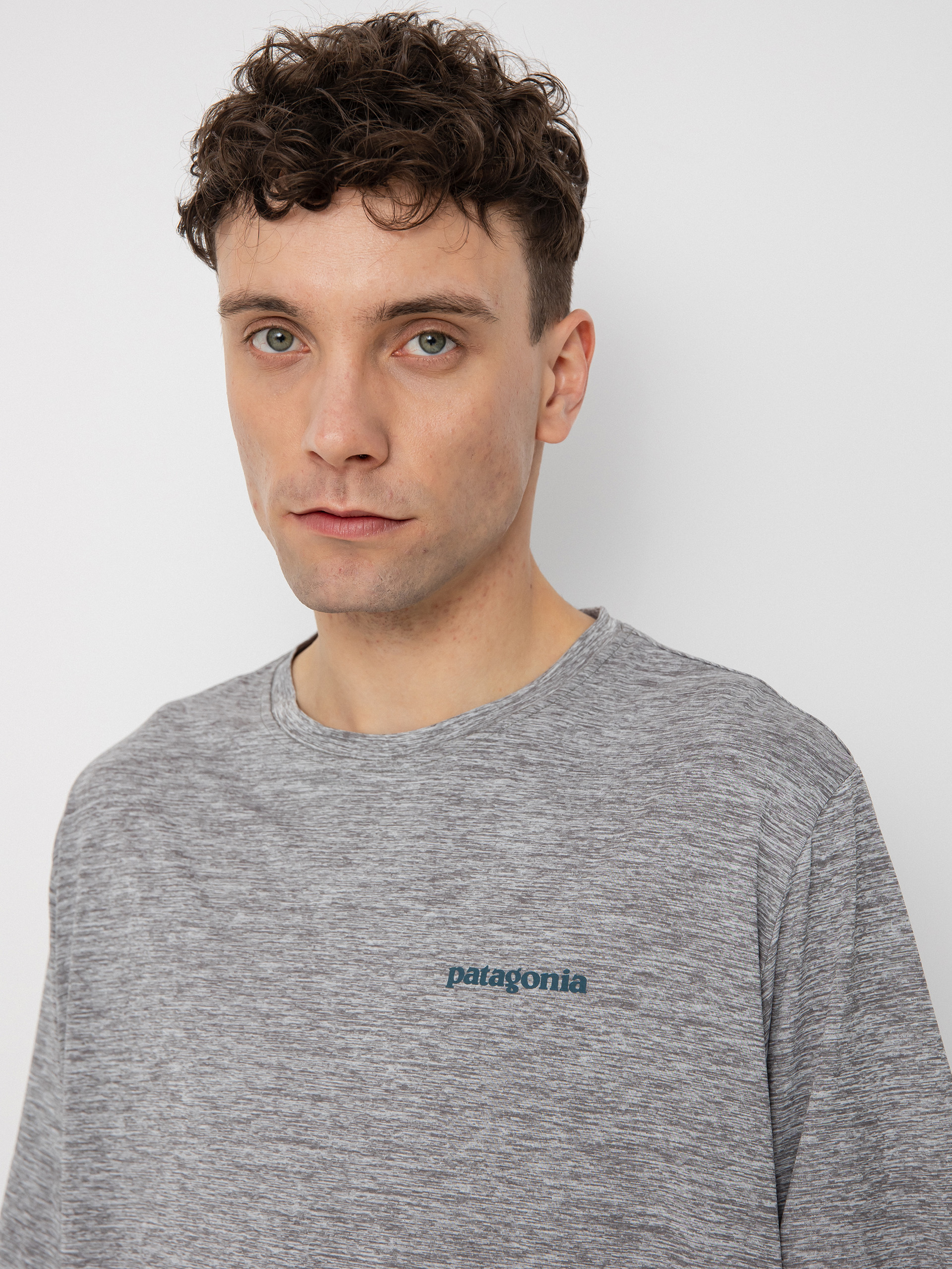 T-shirt Patagonia Cap Cool Daily Graphic (boardshort logo abalone blue/feather grey)