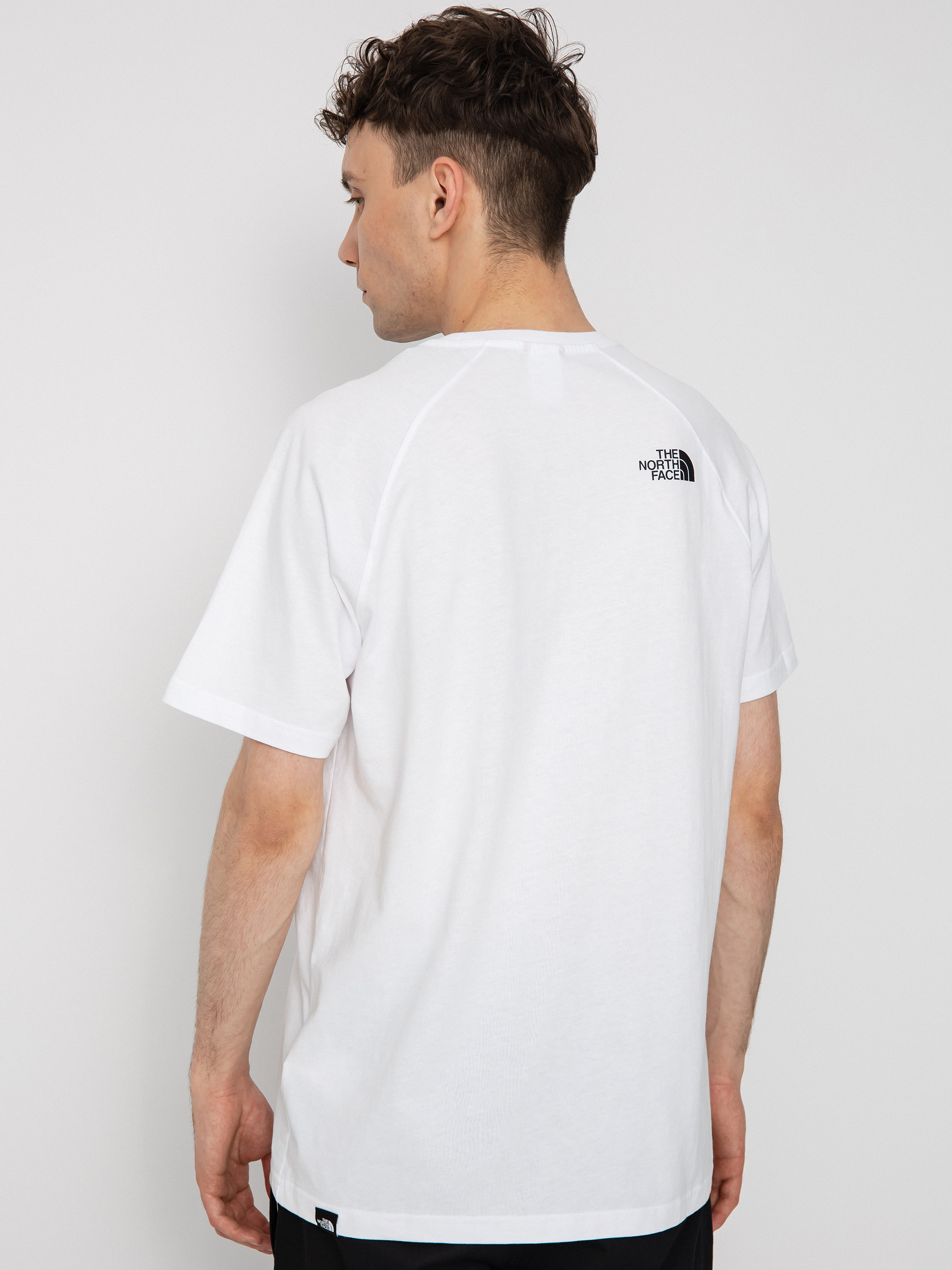 T-shirt The North Face Raglan Redbox (tnf white/cosmo pink tnf distort print)