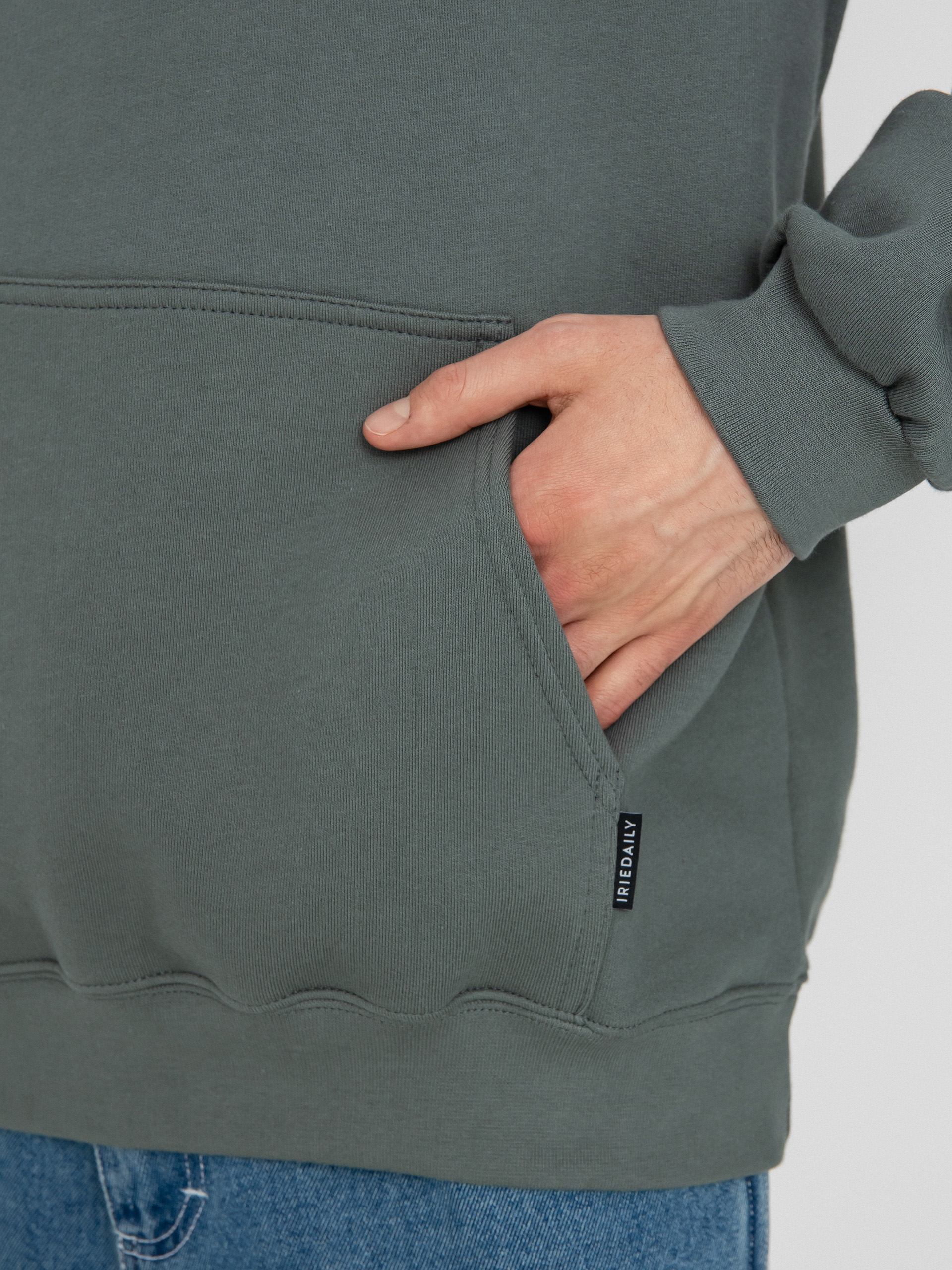 Bluza z kapturem Iriedaily Peaceride HD (jungle green)