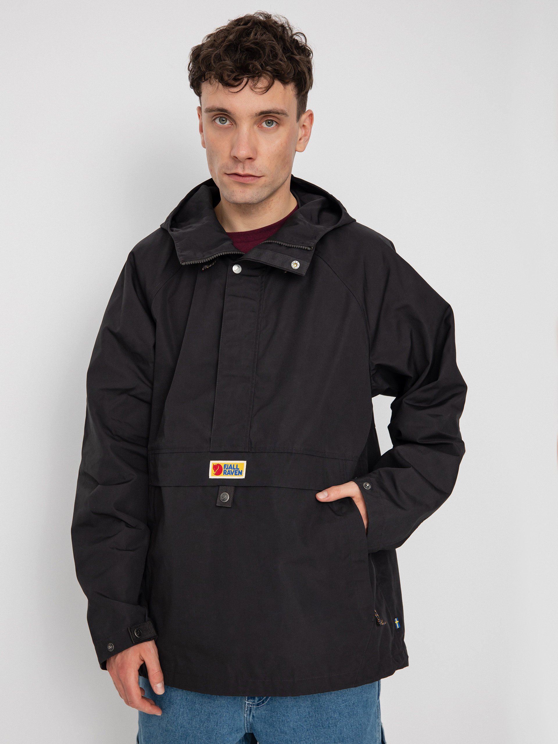 Kurtka Fjallraven Vardag Anorak (dark grey)