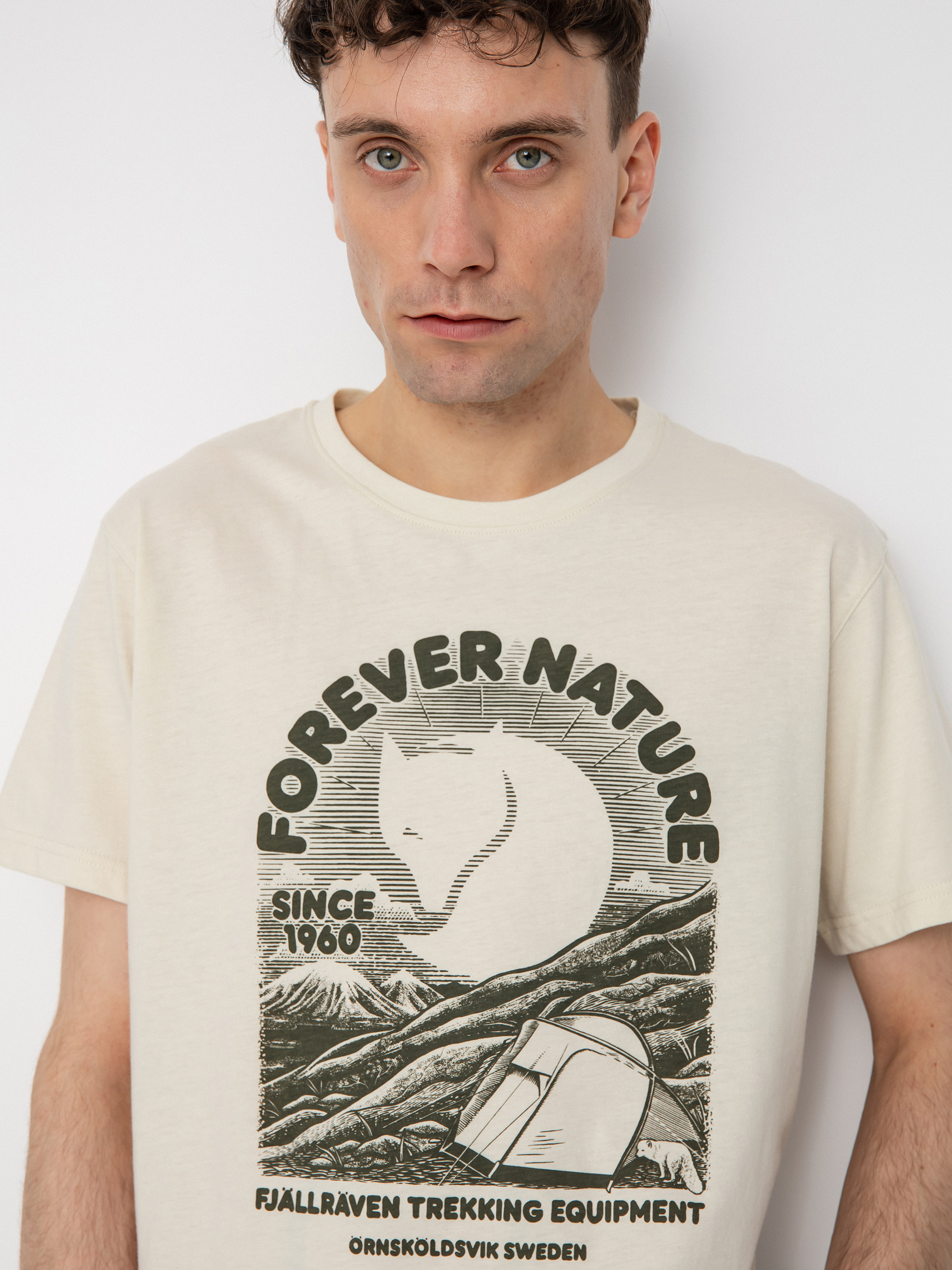 T-shirt Fjallraven Fjallraven Equipment (chalk white)