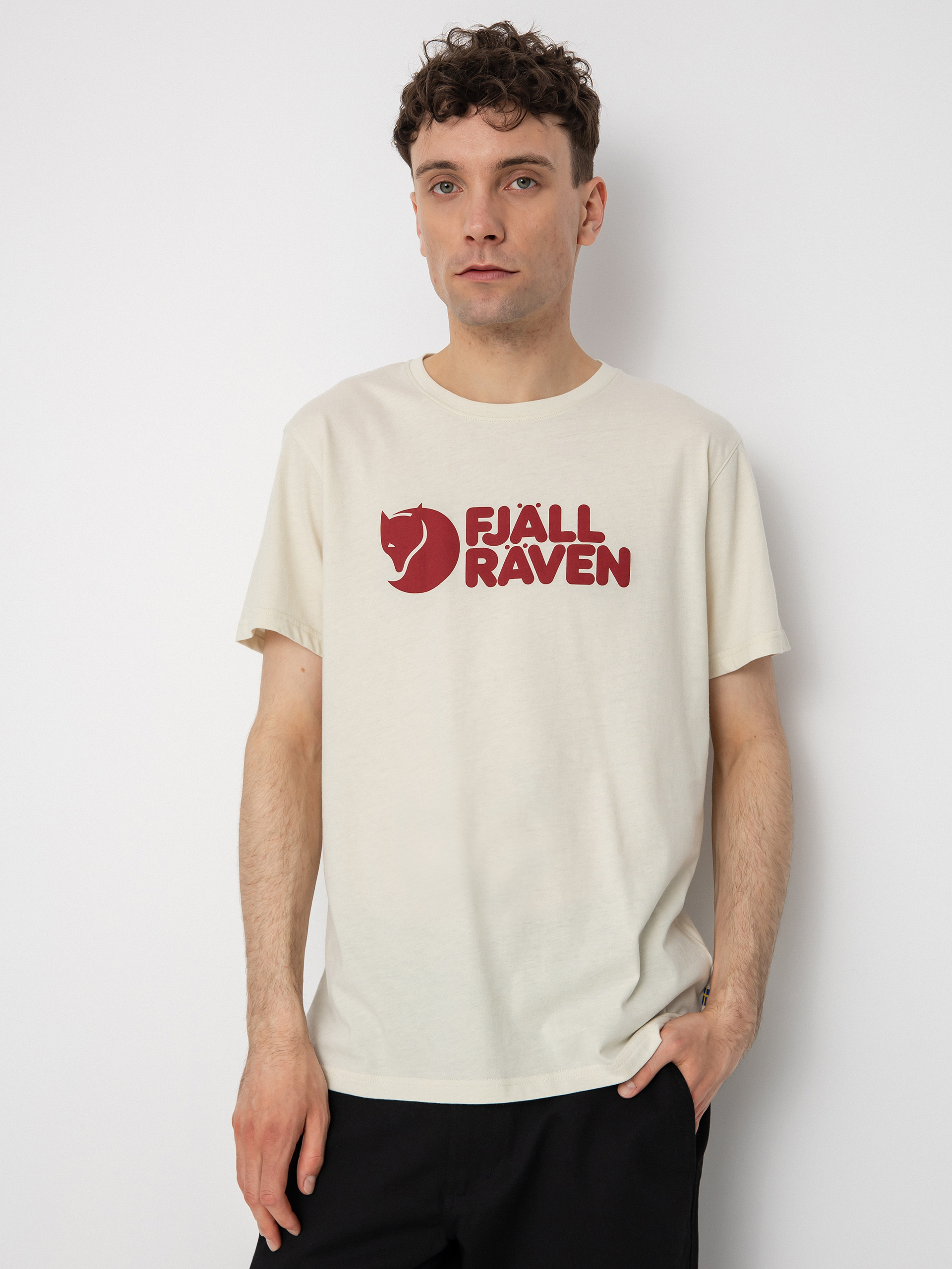 T-shirt Fjallraven Fjallraven Logo (chalk white)