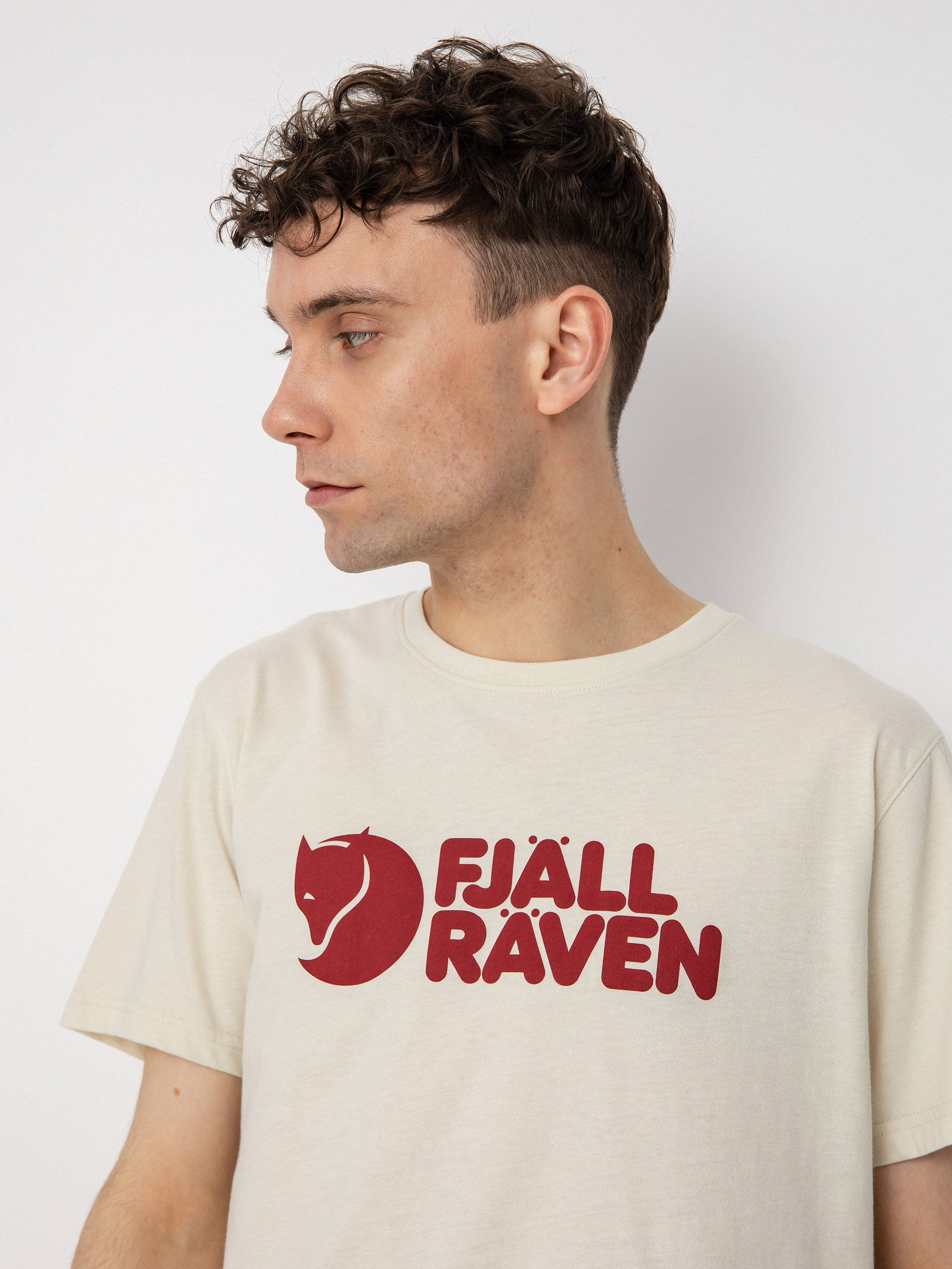 T-shirt Fjallraven Fjallraven Logo (chalk white)