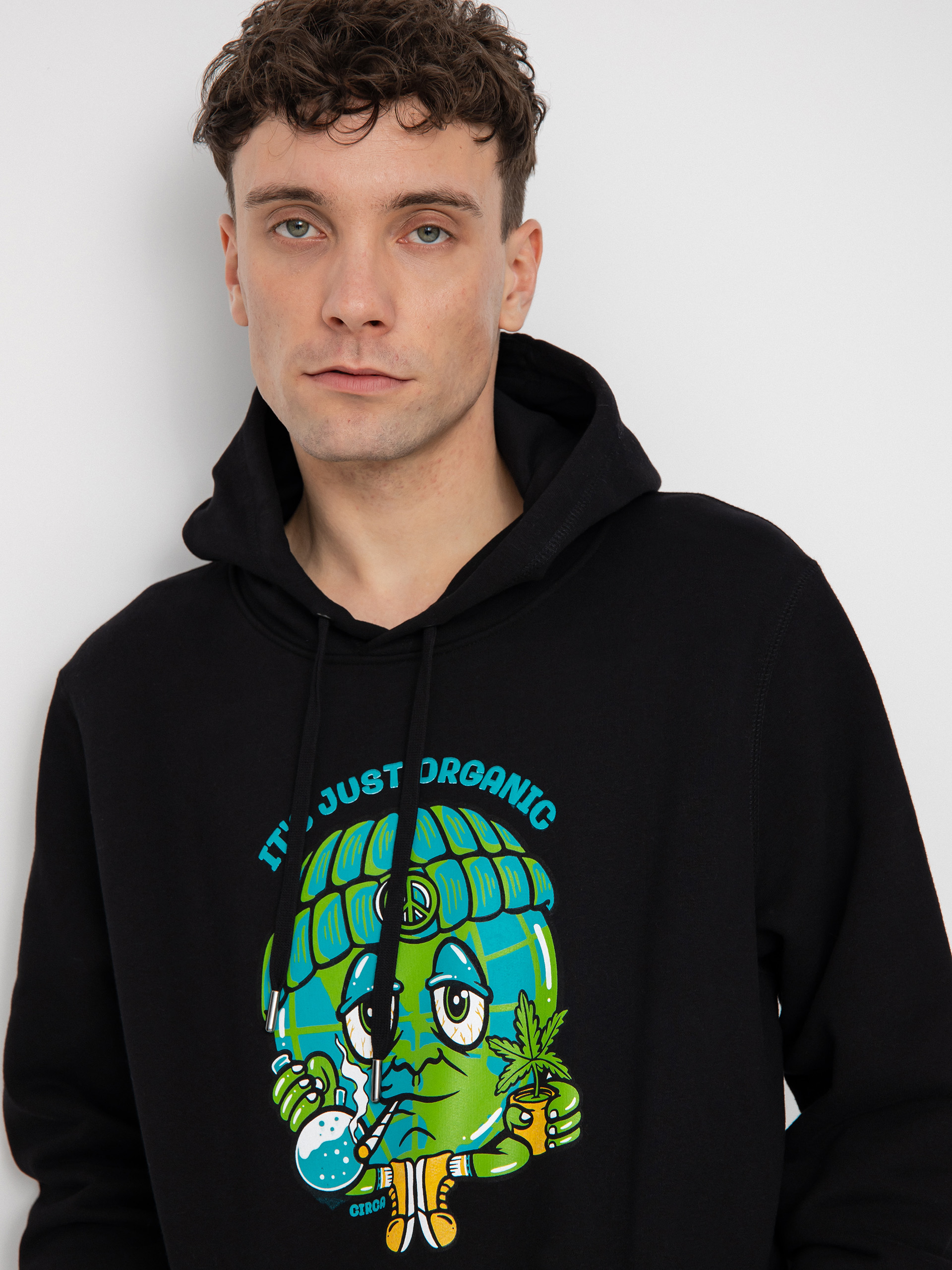 Bluza z kapturem Circa Organic HD (black)