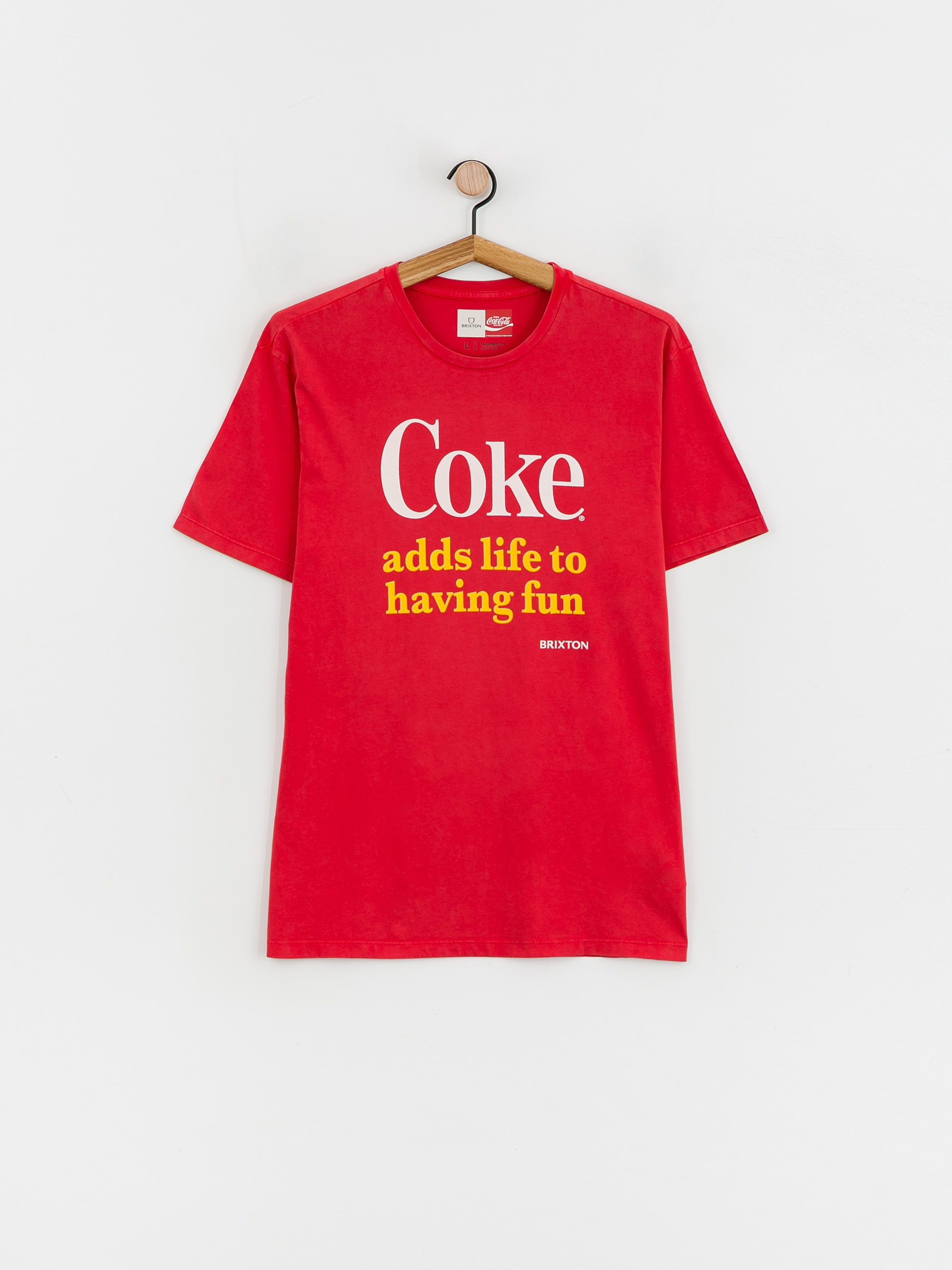 T-shirt Brixton Coca-Cola Having Fun (cokered)