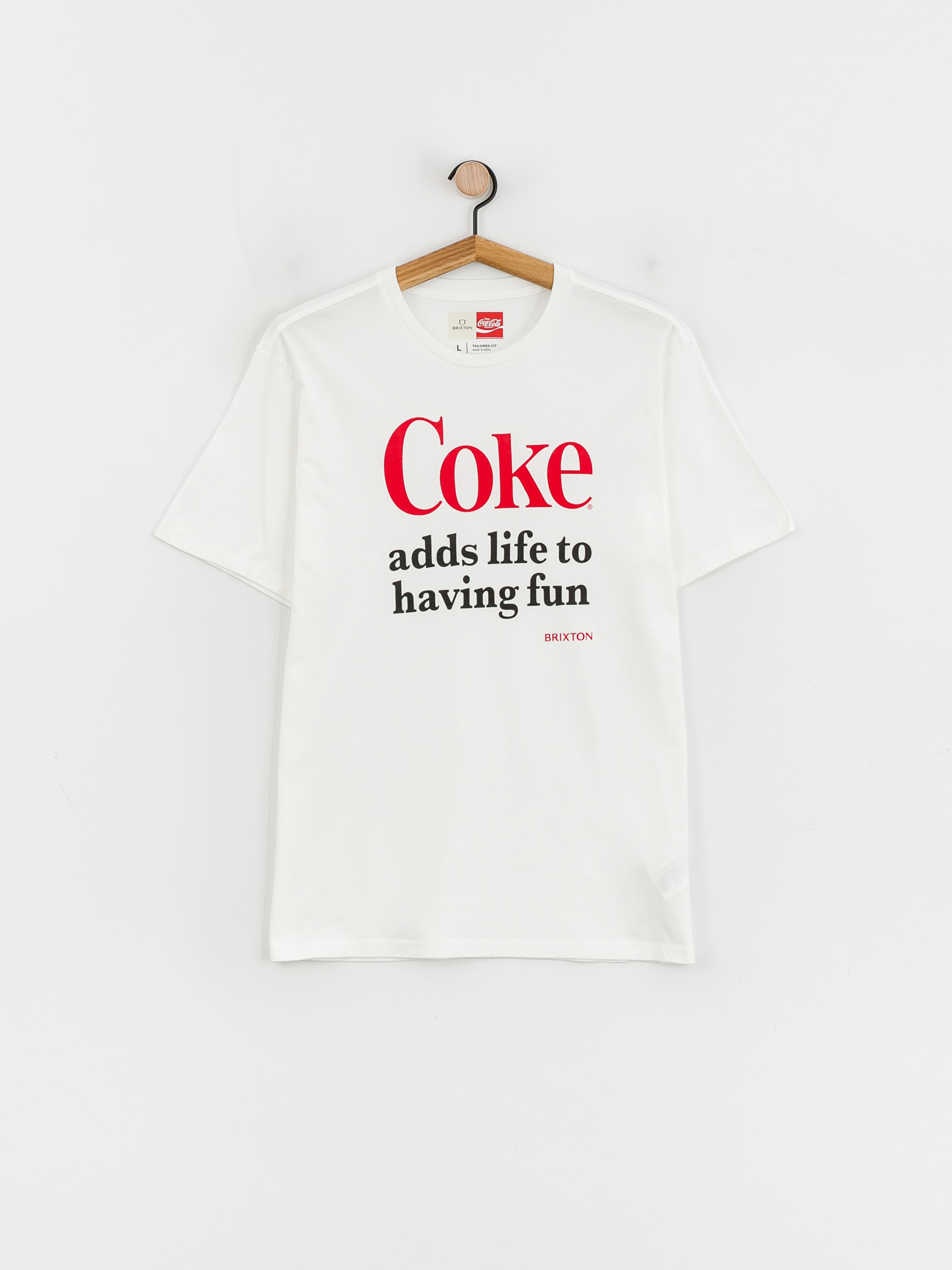 T-shirt Brixton Coca-Cola Having Fun (white)