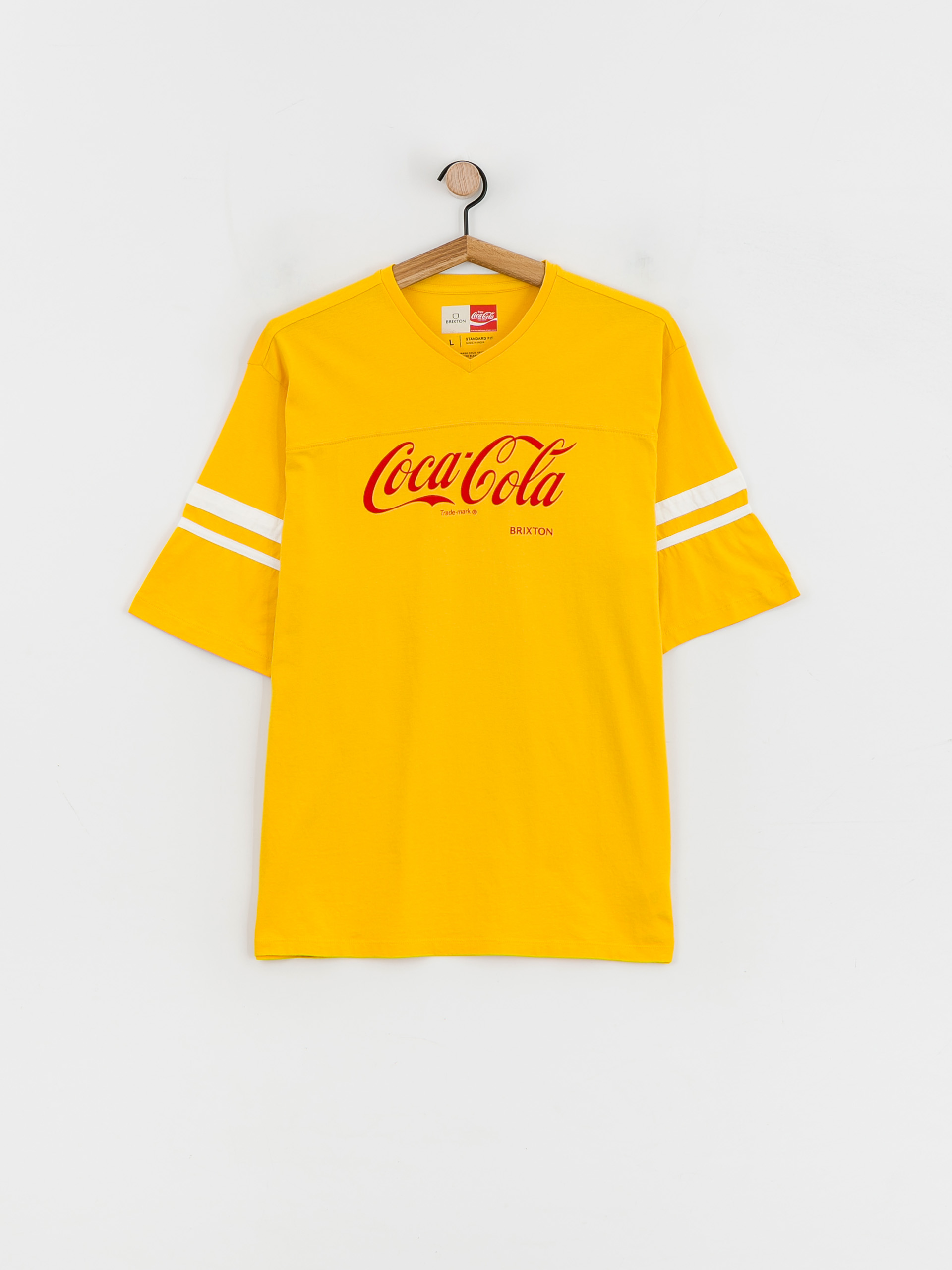 T-shirt Brixton Coca-Cola Classic Football (yellow)