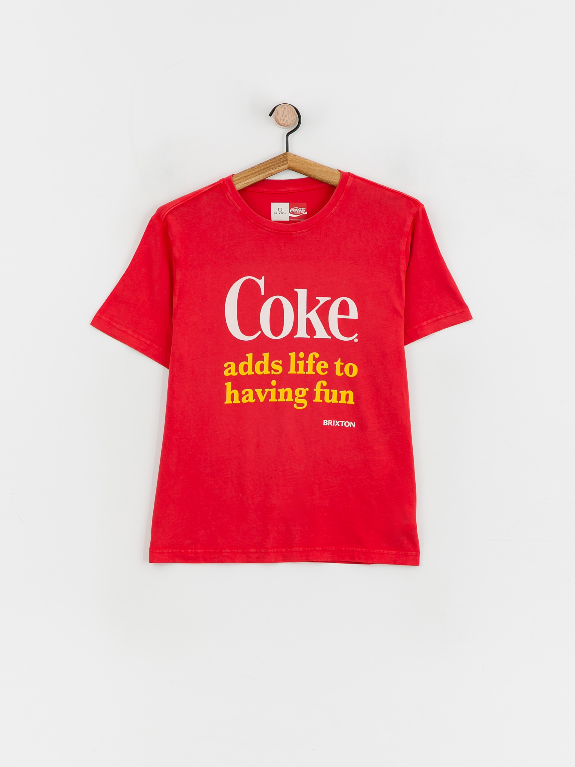 T-shirt Brixton Coca-Cola Having Fun Vintage Wmn (cokered)