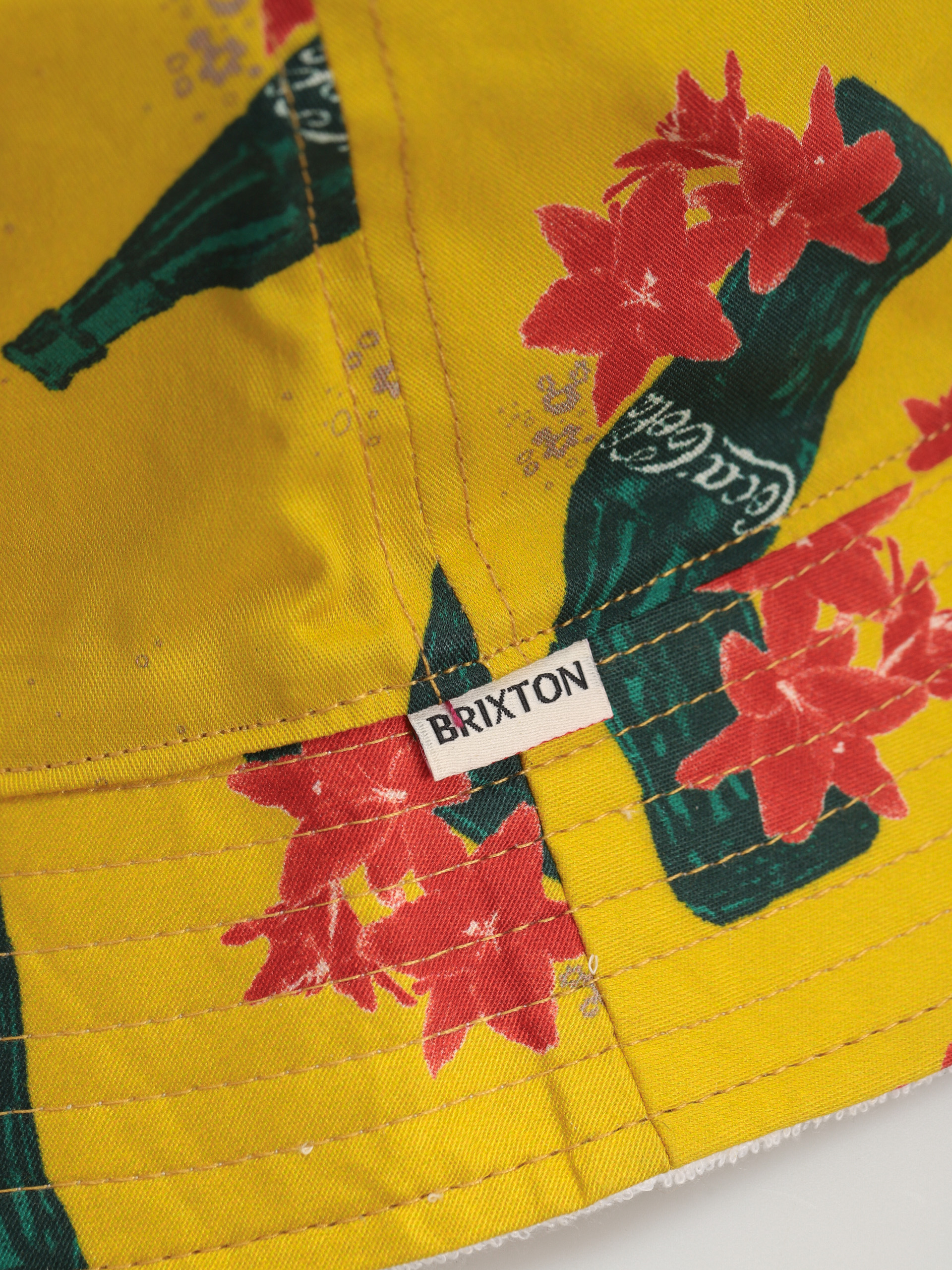 Kapelusz Brixton Coca-Cola Good Day Rev  (yellow/white)