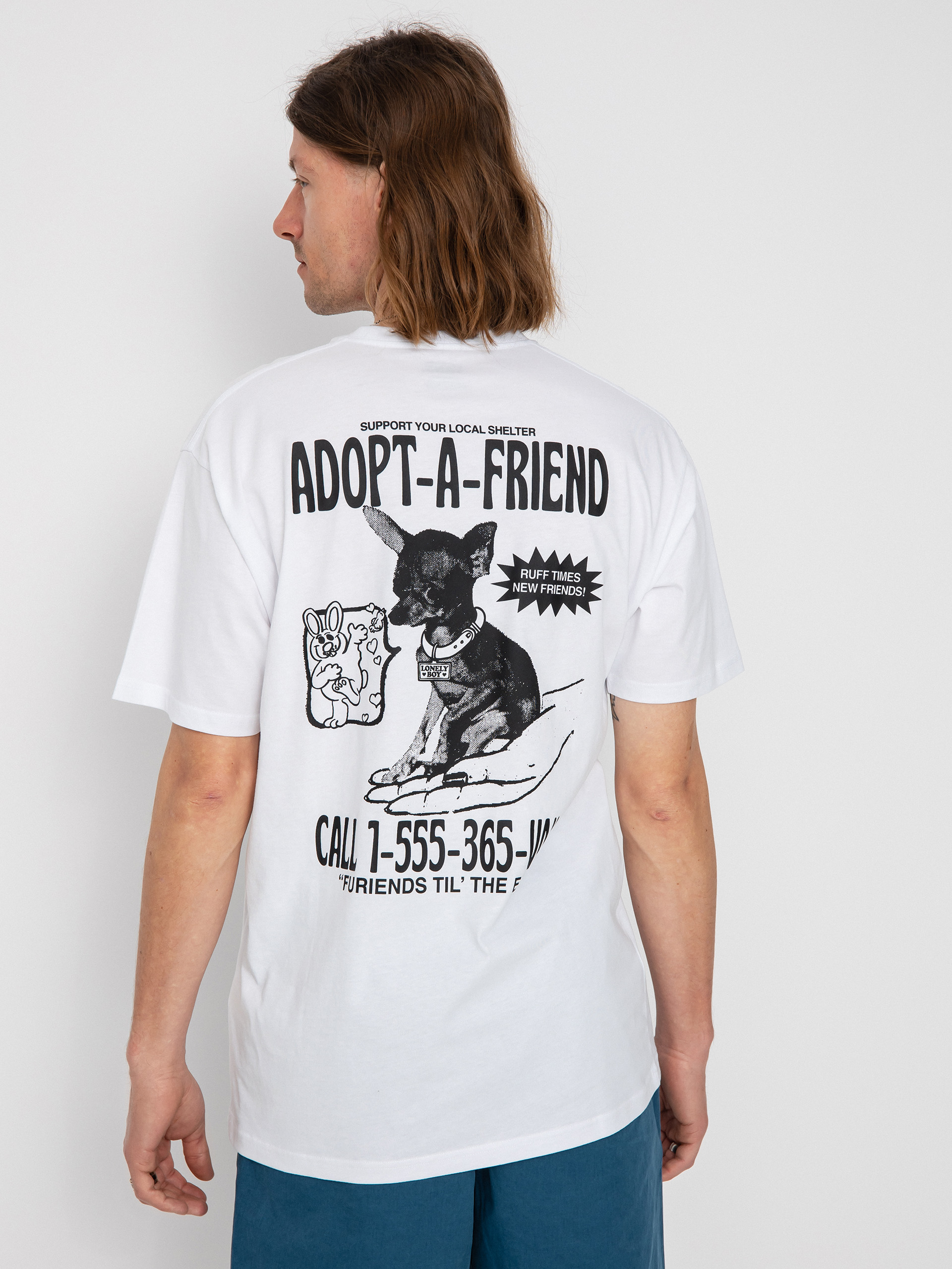T-shirt Vans Adopted A Friend (white)