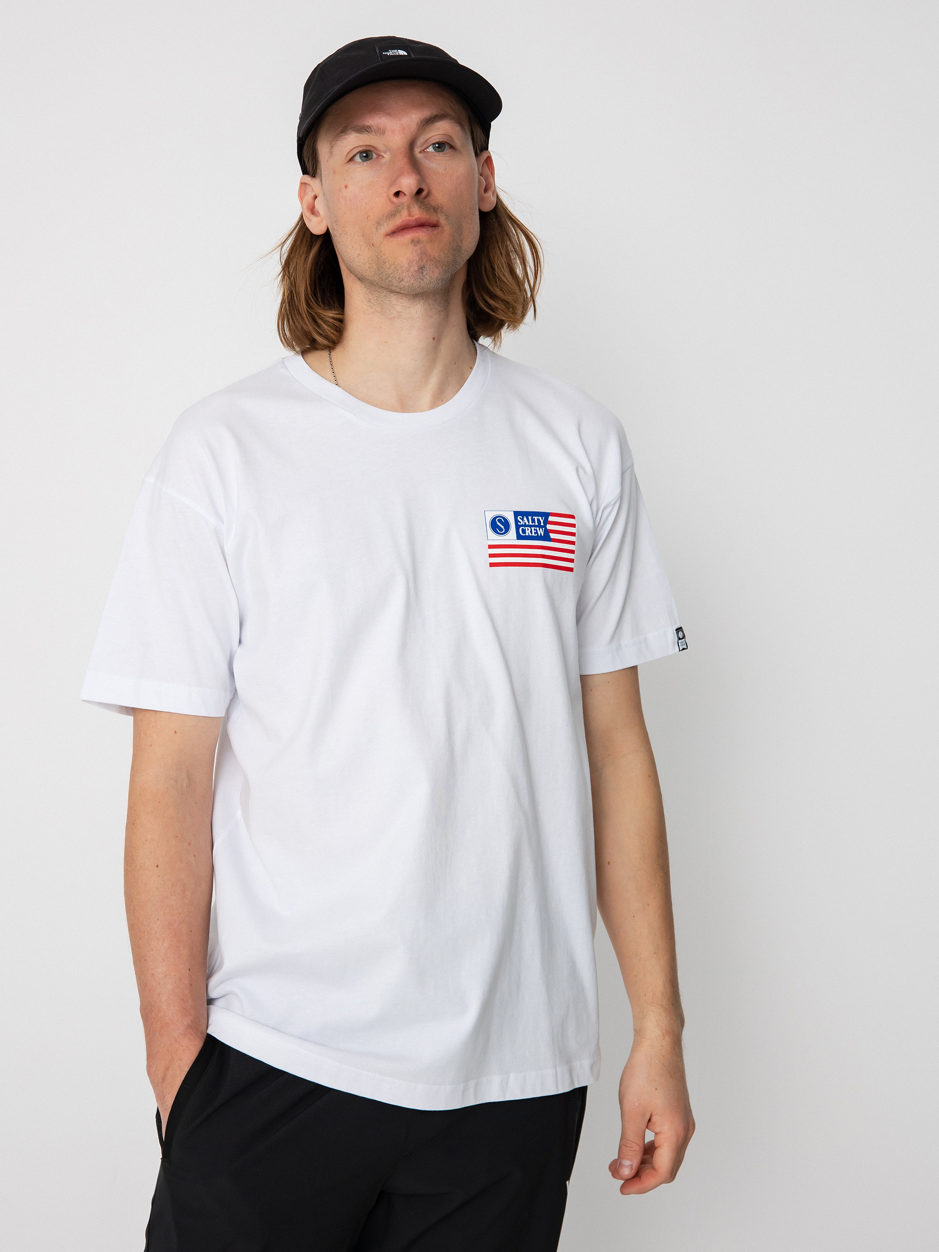 T-shirt Salty Crew Stars And Stripes Prem (white)