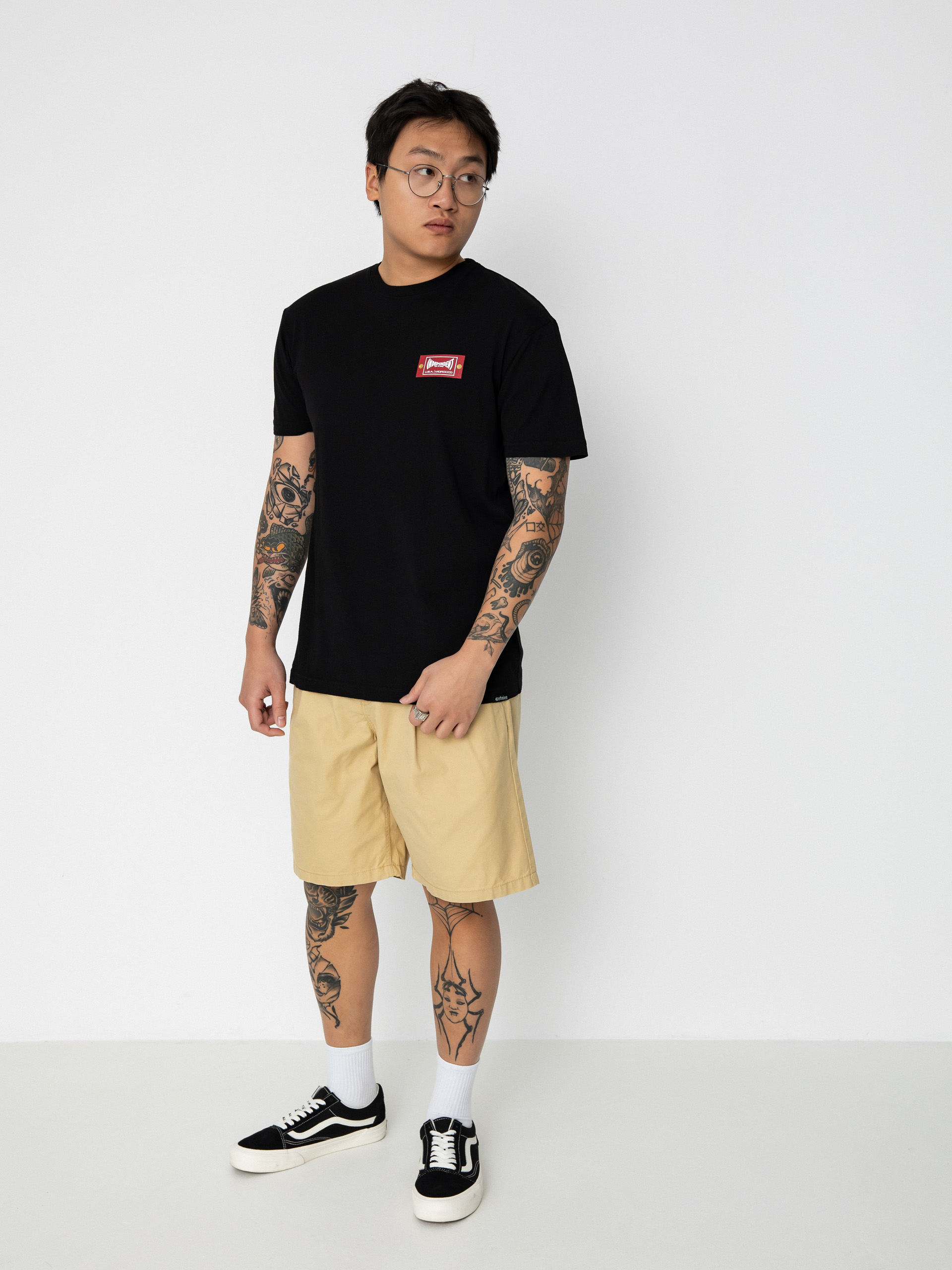 T-shirt Etnies Independent Wash (black)