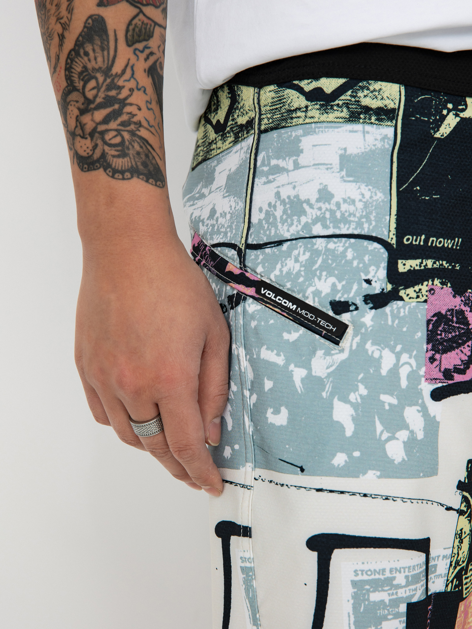 Boardshorty Volcom V Ent Flyer Mod 19 (whitecap grey)