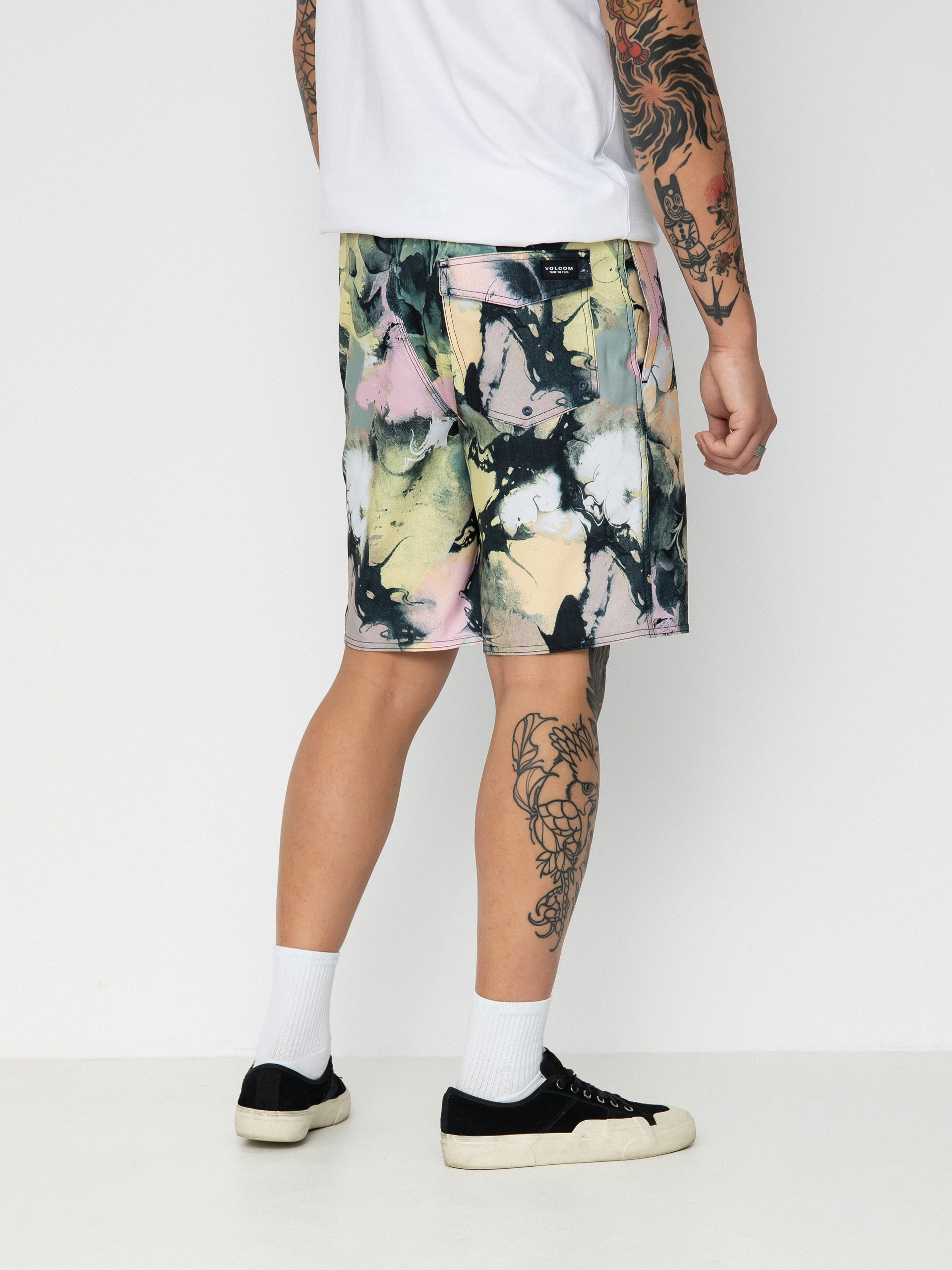 Boardshorty Volcom Skulli Wash Stoney 19 (dawn yellow)