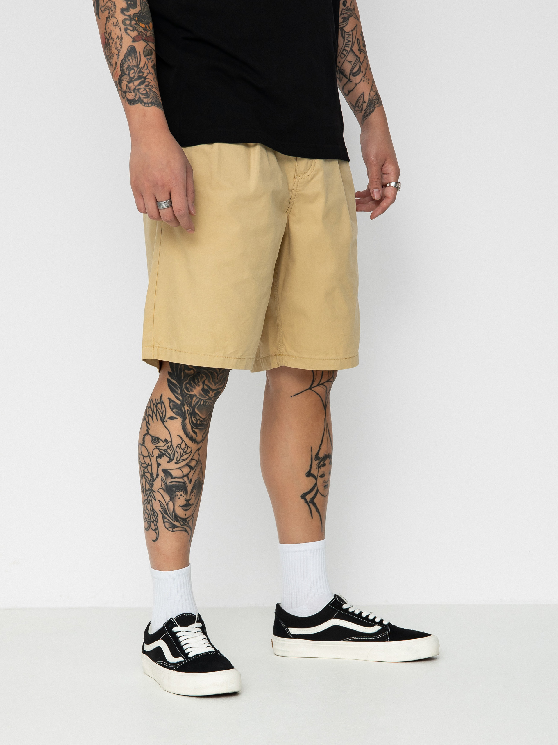 Szorty Vans Authentic Chino Pleated Louniwe (taos taupe)