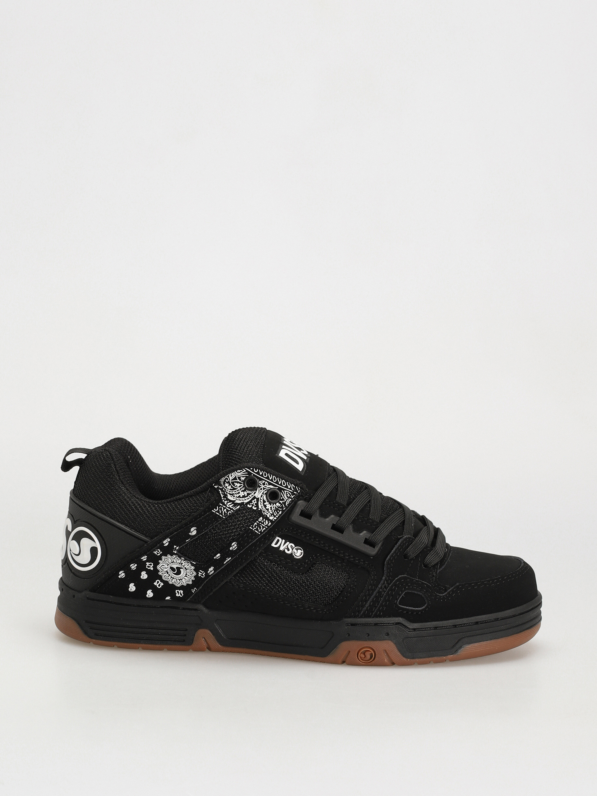 Buty DVS Comanche czarny black white print nubuck