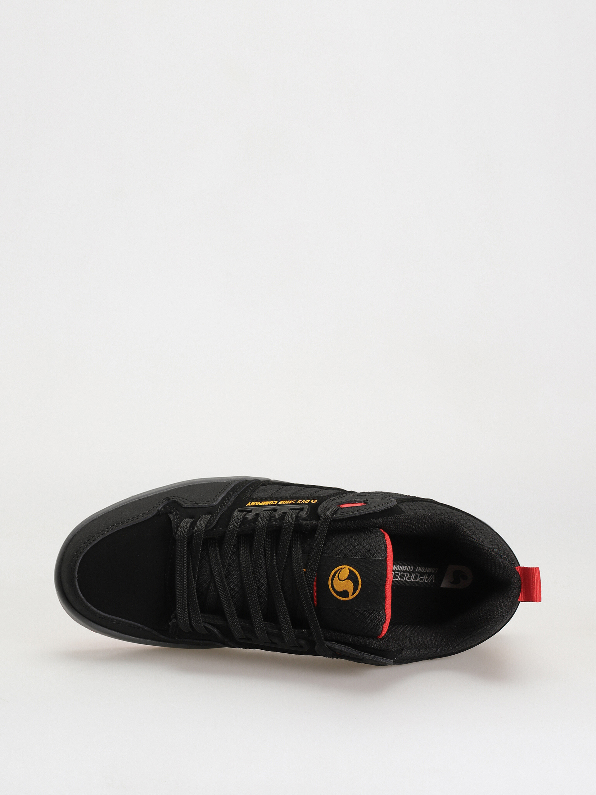 Buty DVS Comanche 2.0+ (black yellow red nubuck)