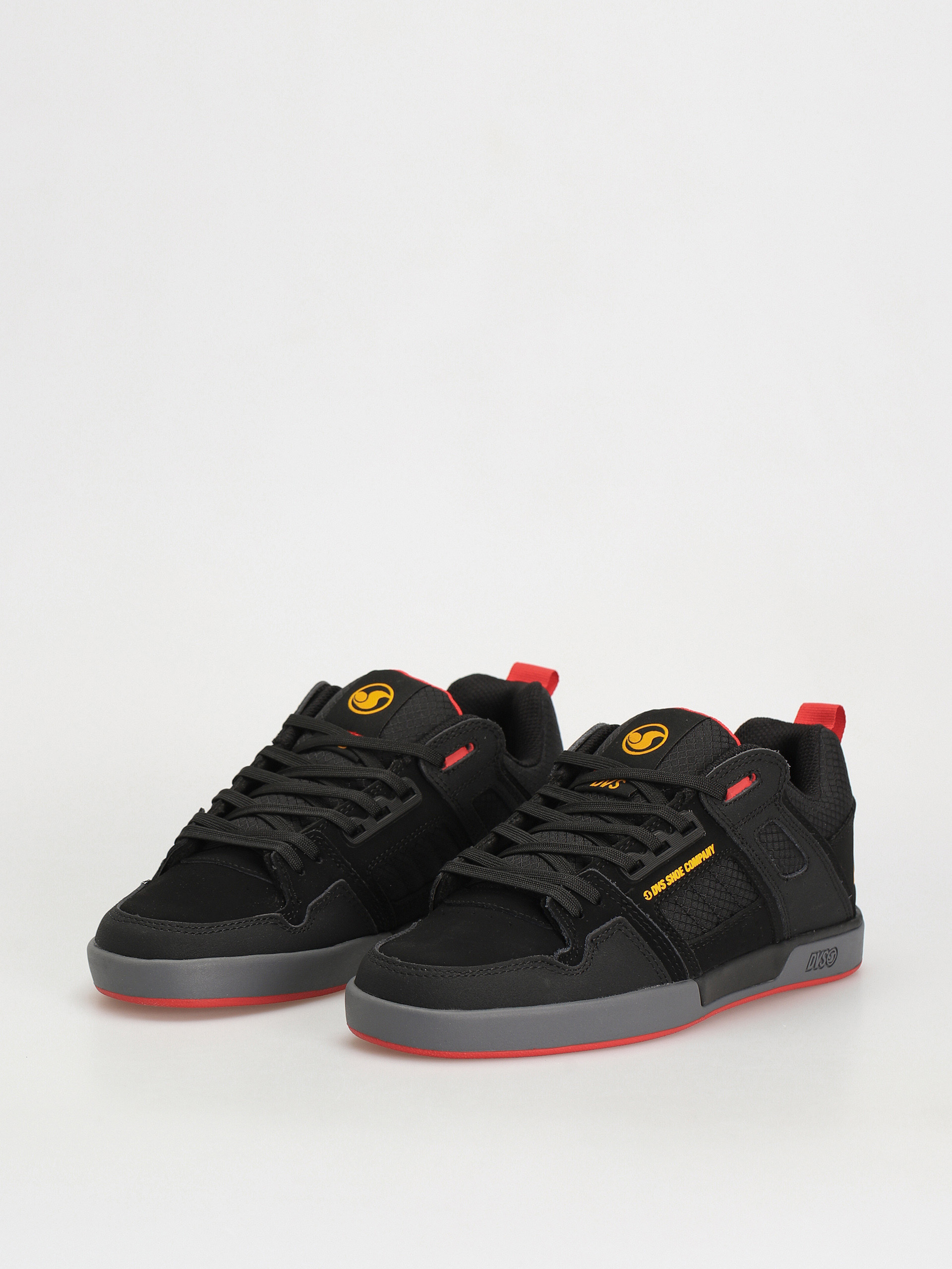 Buty DVS Comanche 2.0+ (black yellow red nubuck)