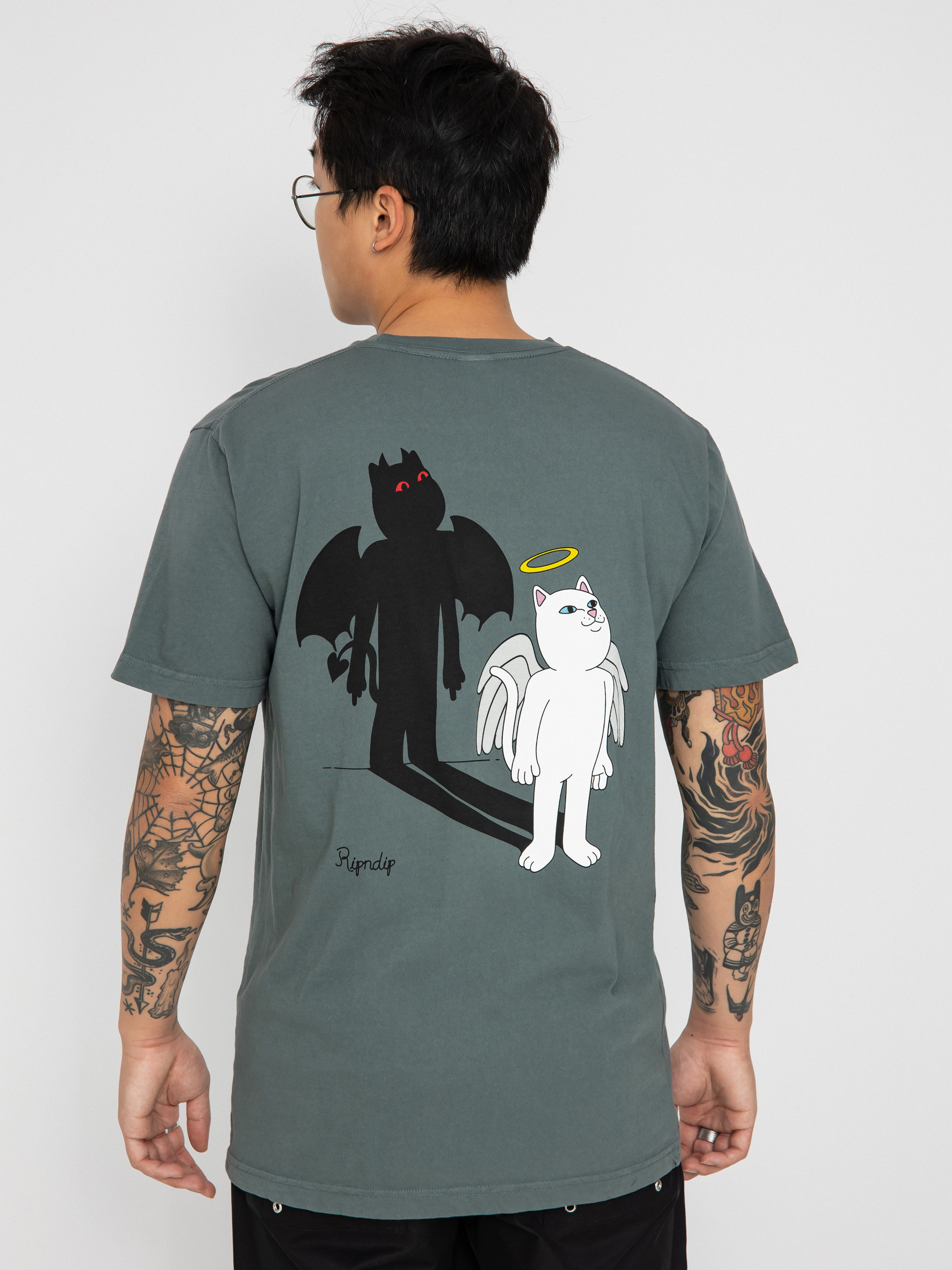 T-shirt RipNDip Shadow Friend (charcoal)