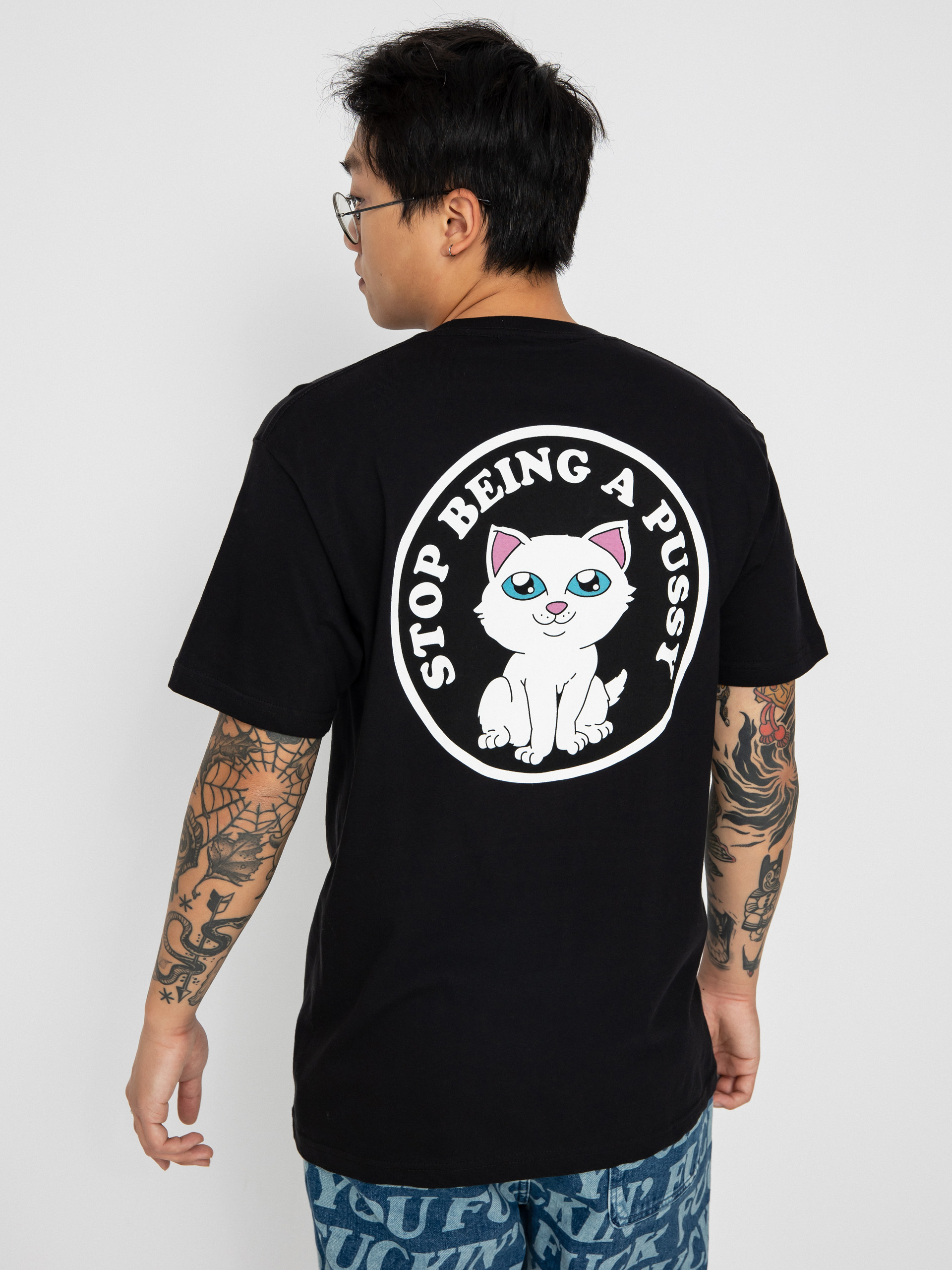 T-shirt RipNDip Stop Being A Pussy (black)