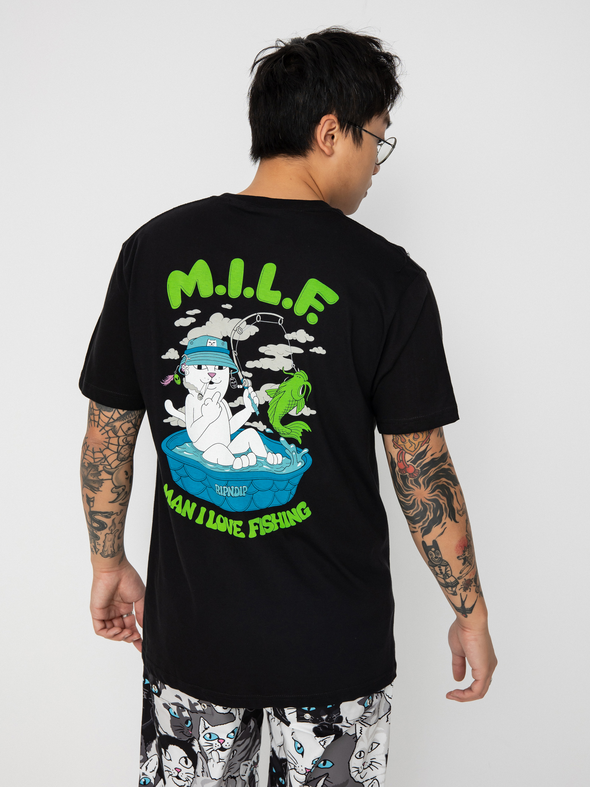T-shirt RipNDip MILF (black)