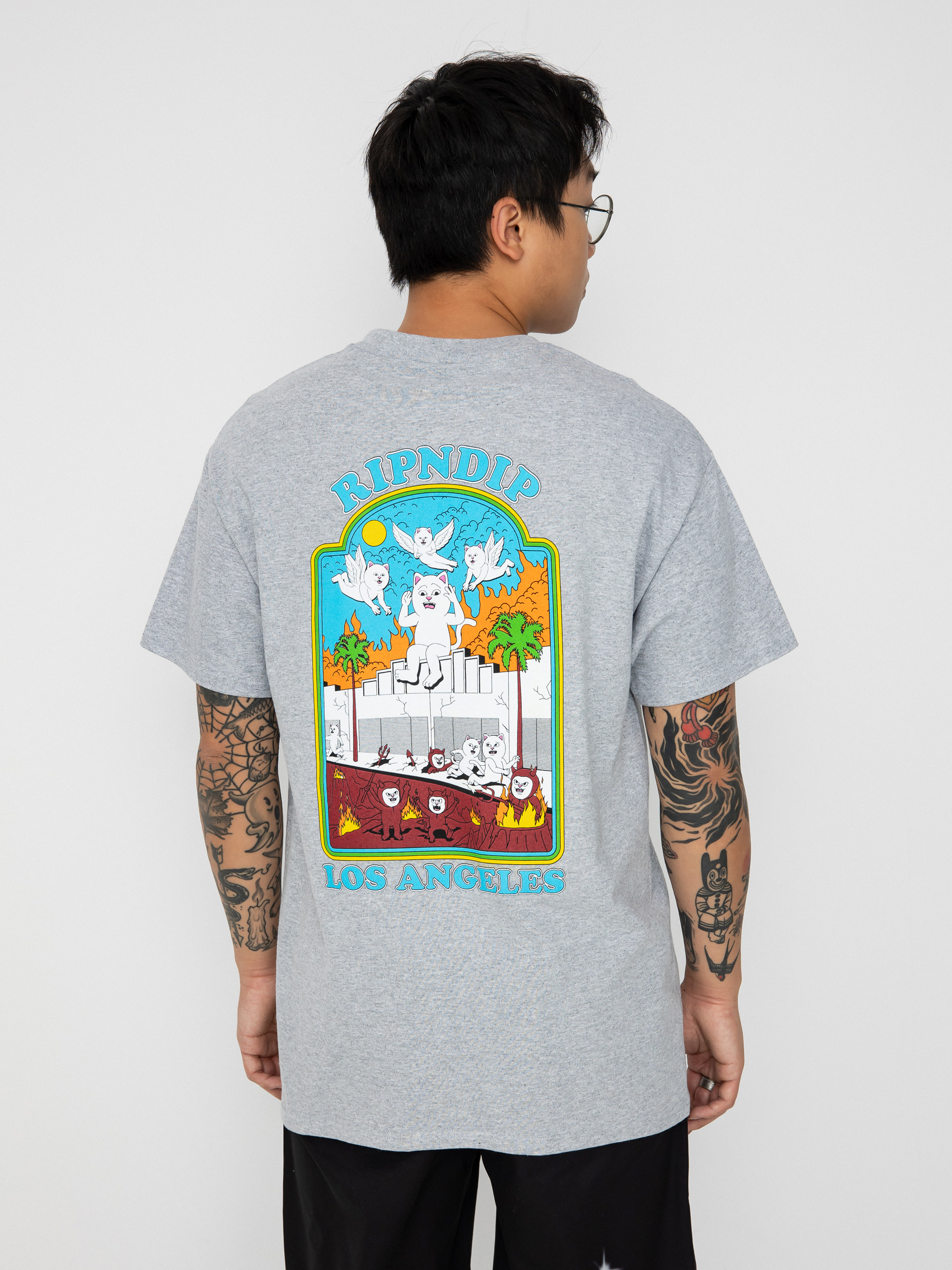 T-shirt RipNDip Heaven On Earth (ash heather)