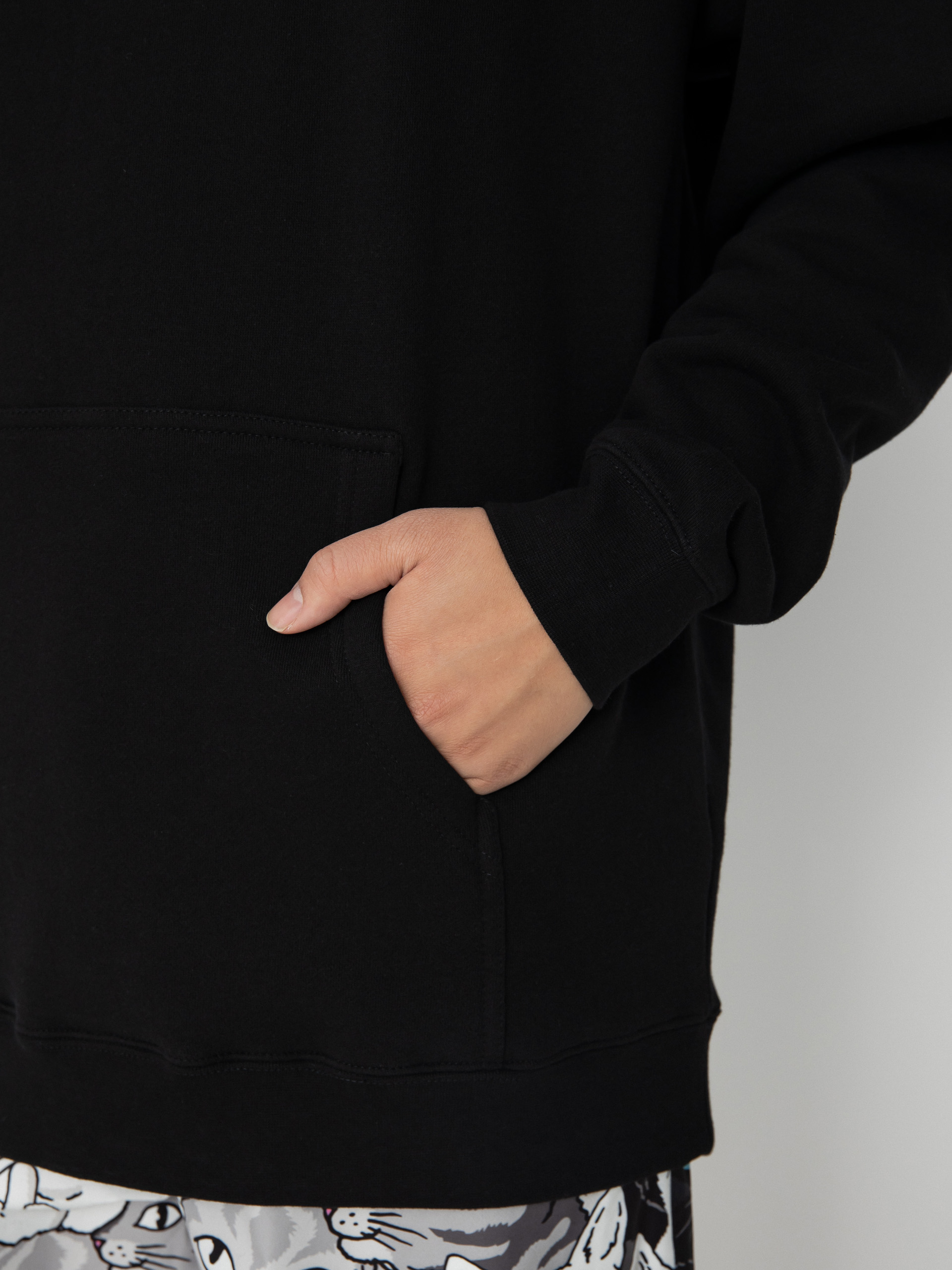 Bluza z kapturem RipNDip Stop Being A Pussy HD (black)