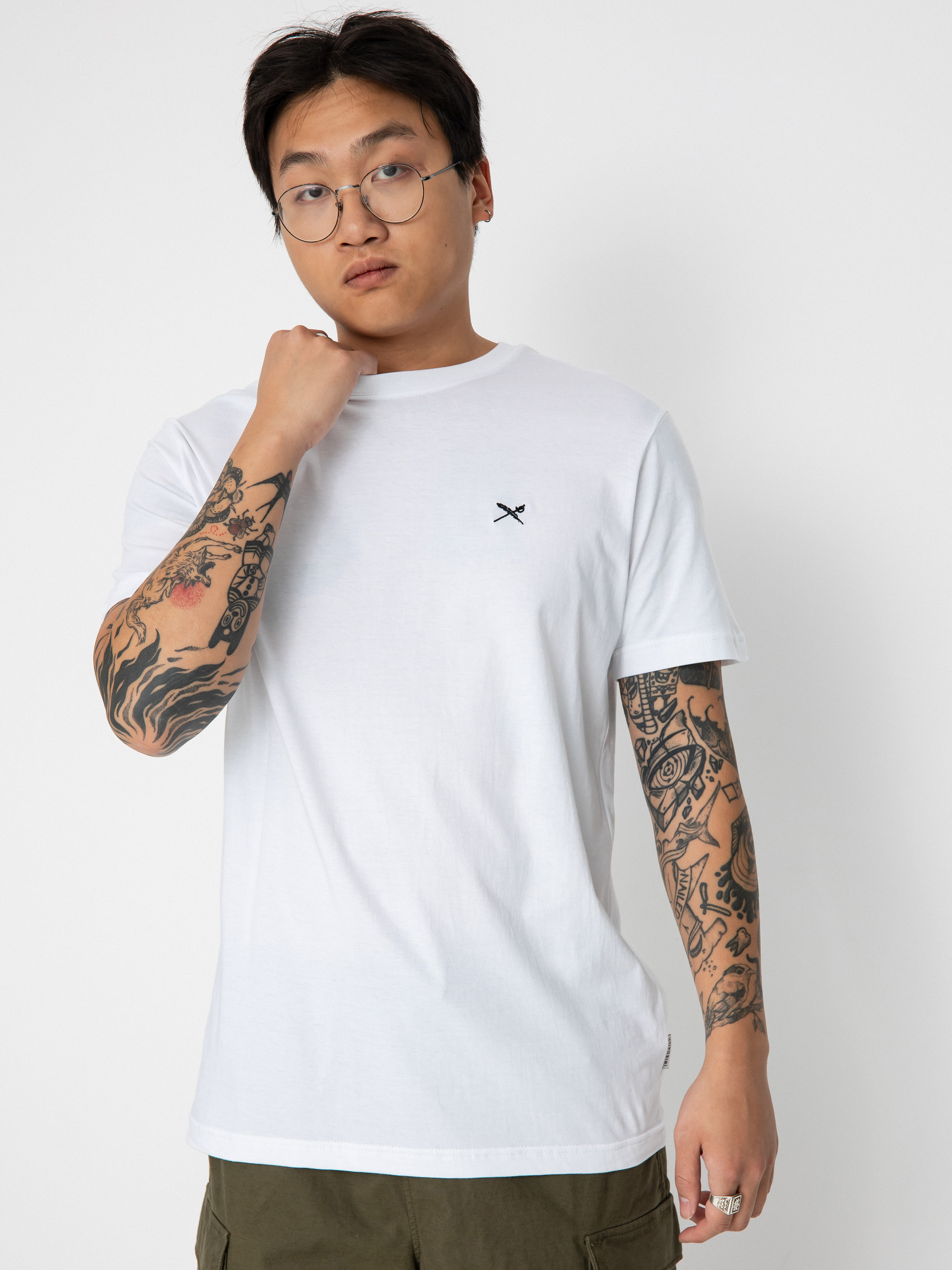 T-shirt Iriedaily Mini Flag Emb 2 (white)