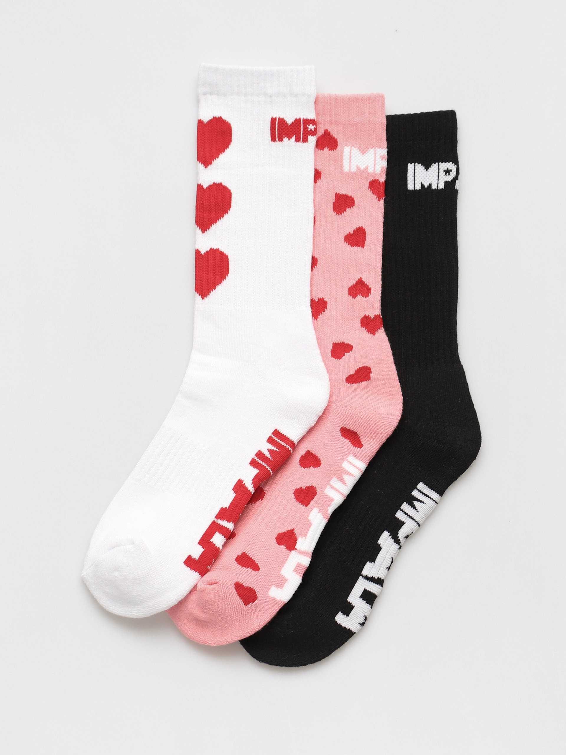 Skarpetki Impala Skate 3Pk Wmn (falling hearts)